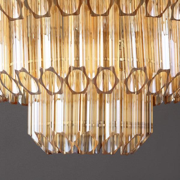 ADALINE GLASS CHANDELIER - Frankwebs