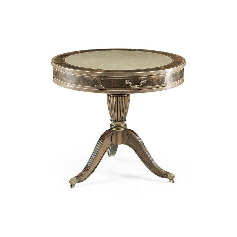 Buckingham Bleached Mahogany Drum Table - Frankwebs