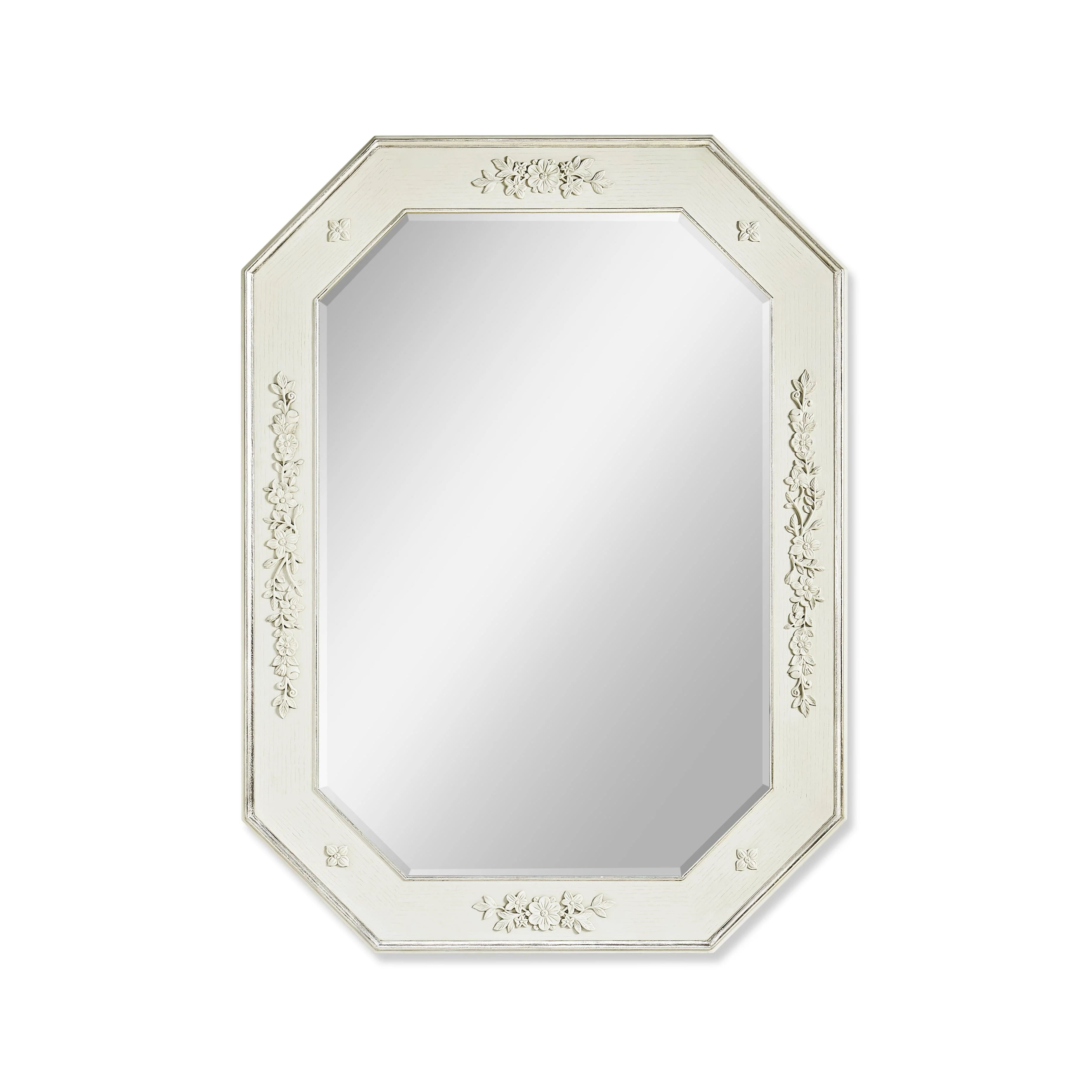 White Parhelion Carved Mirror - Frankwebs
