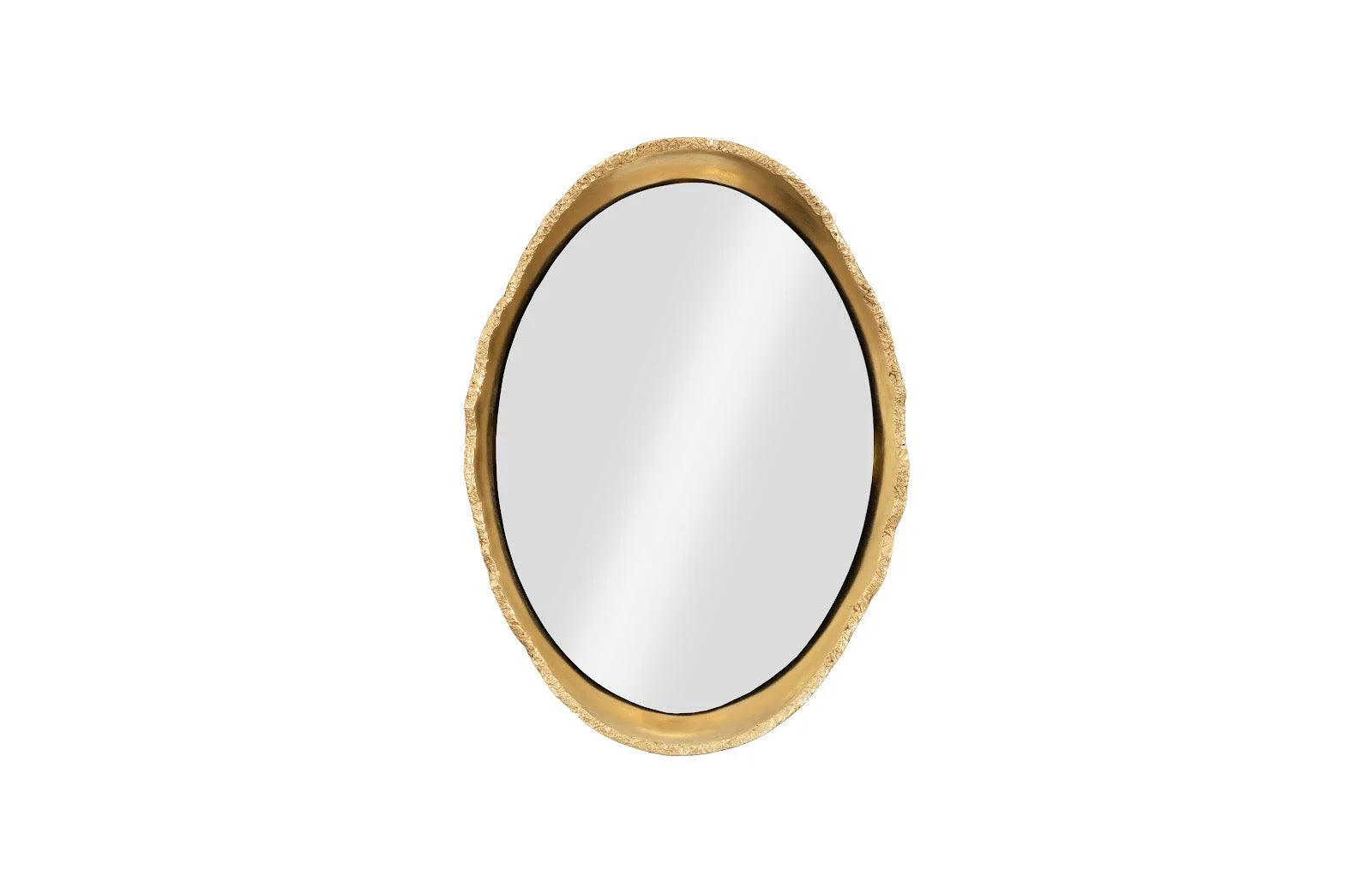 Broken Egg Mirror, Black and Gold Leaf - Frankwebs
