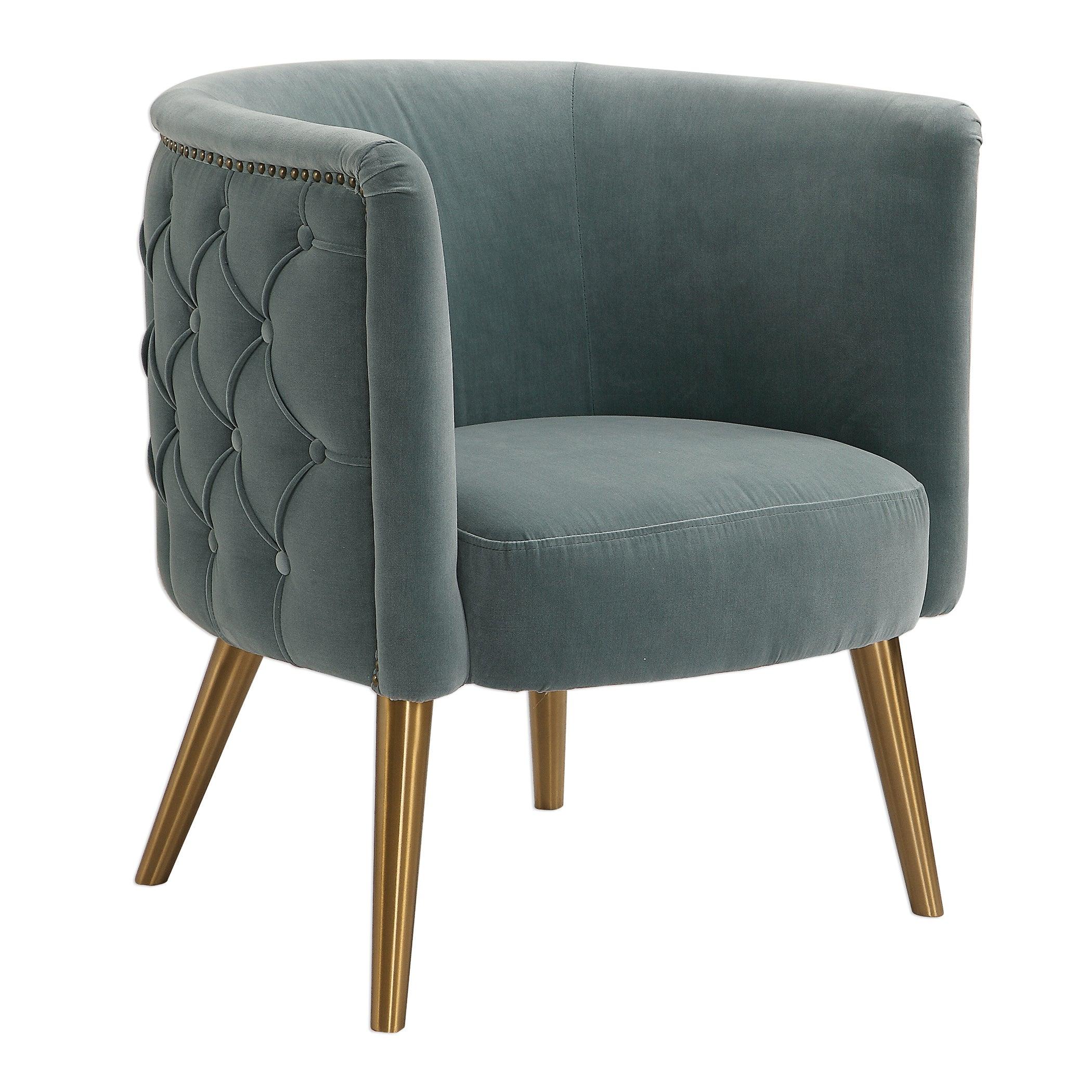 Haider Gray Accent Chair - Frankwebs