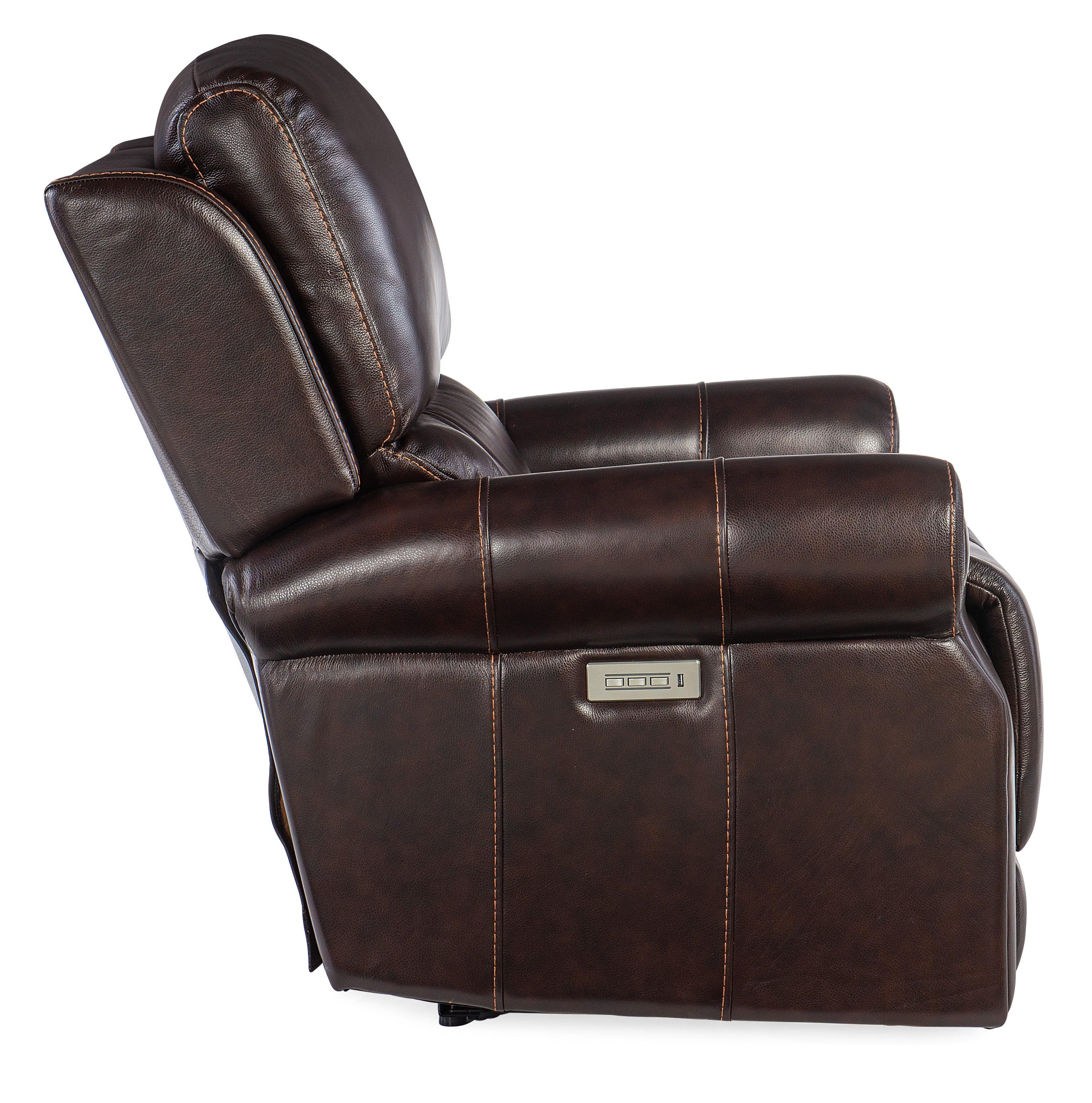 Eisley Power Recliner with Power Headrest and Lumbar - Frankwebs