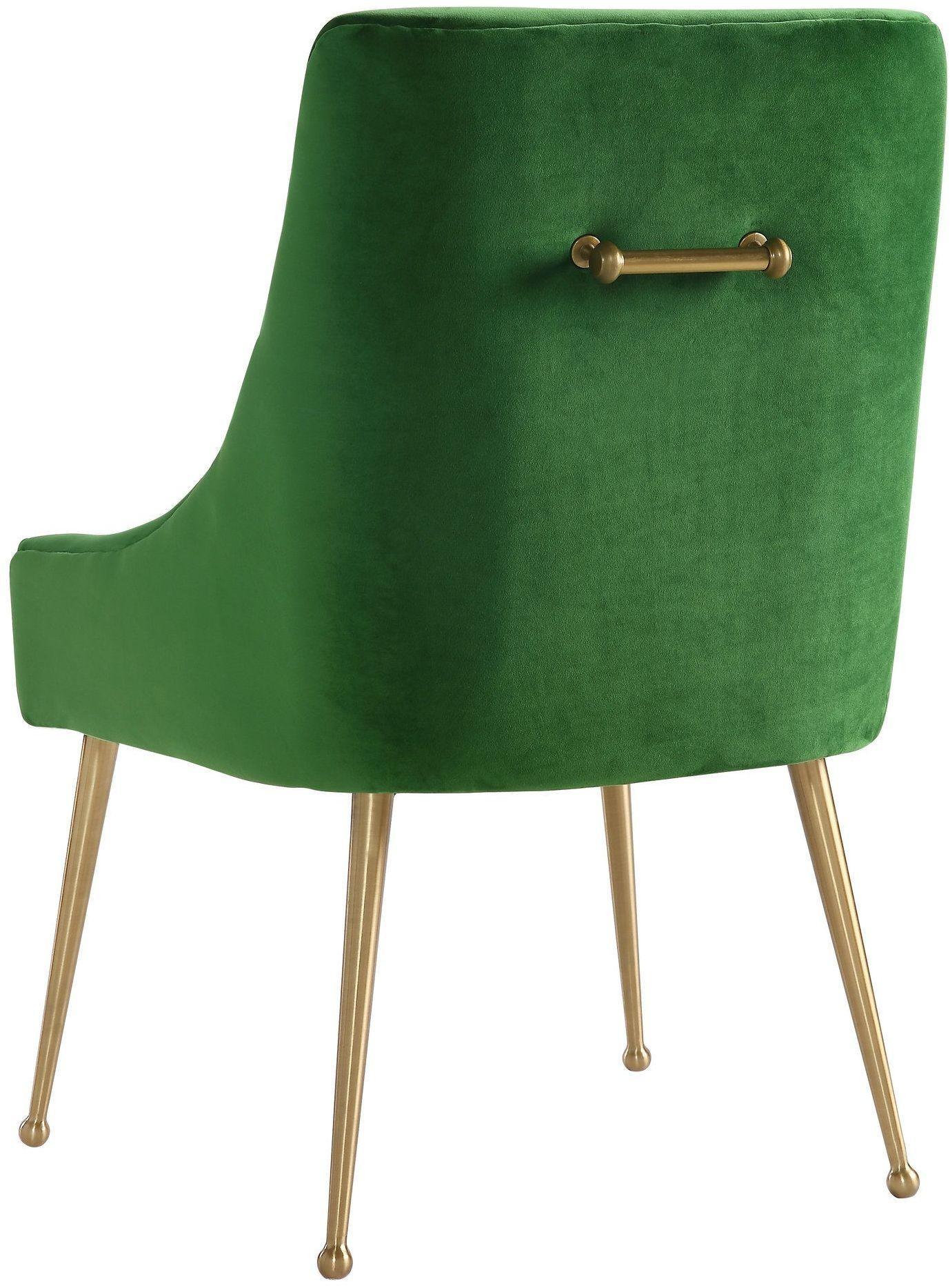 Beatrix Green Velvet Side Chair - Frankwebs