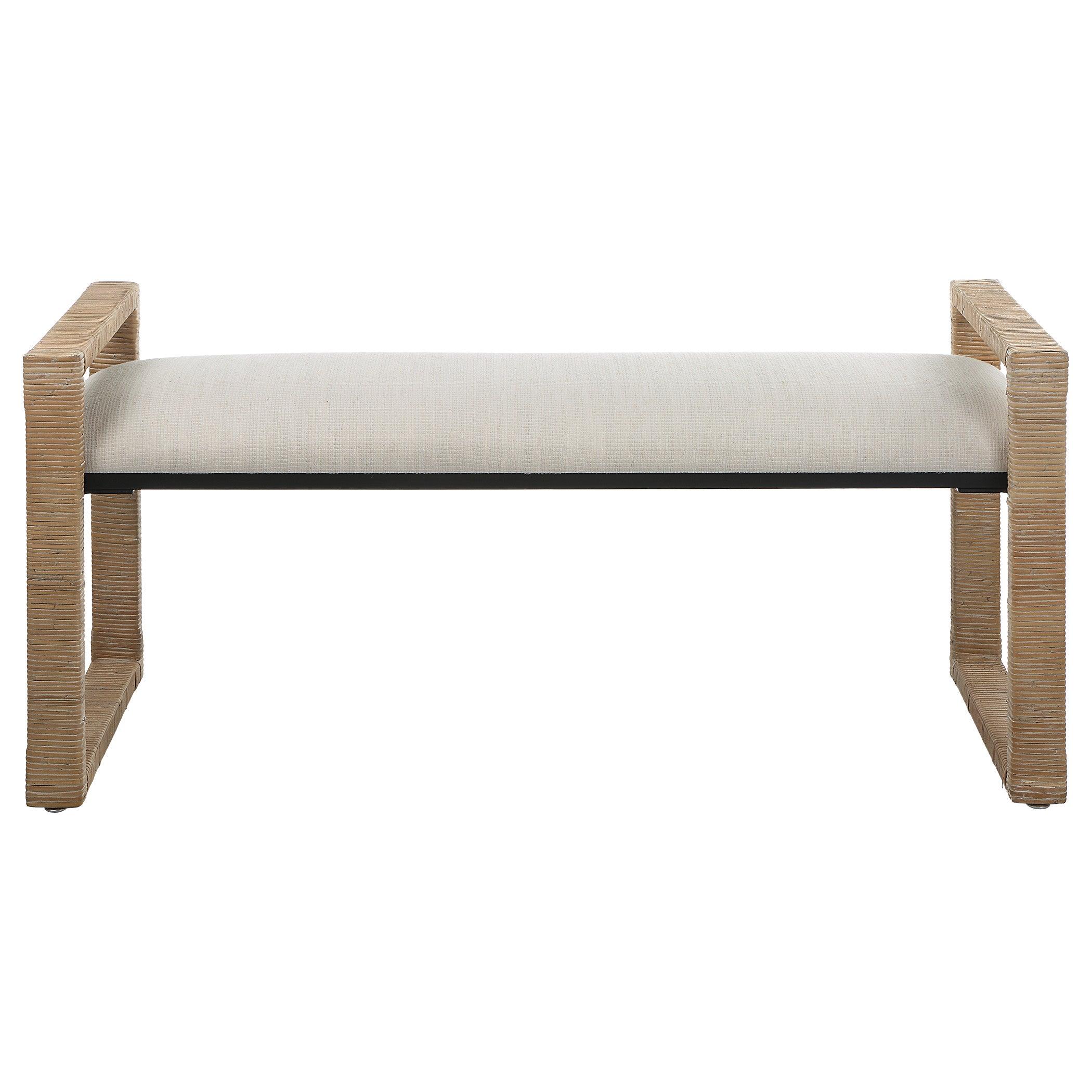 Areca Coastal Rattan Bench - Frankwebs