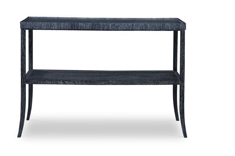 Thomas O'Brien Emile Shelf Table (Black Cerused) - Frankwebs
