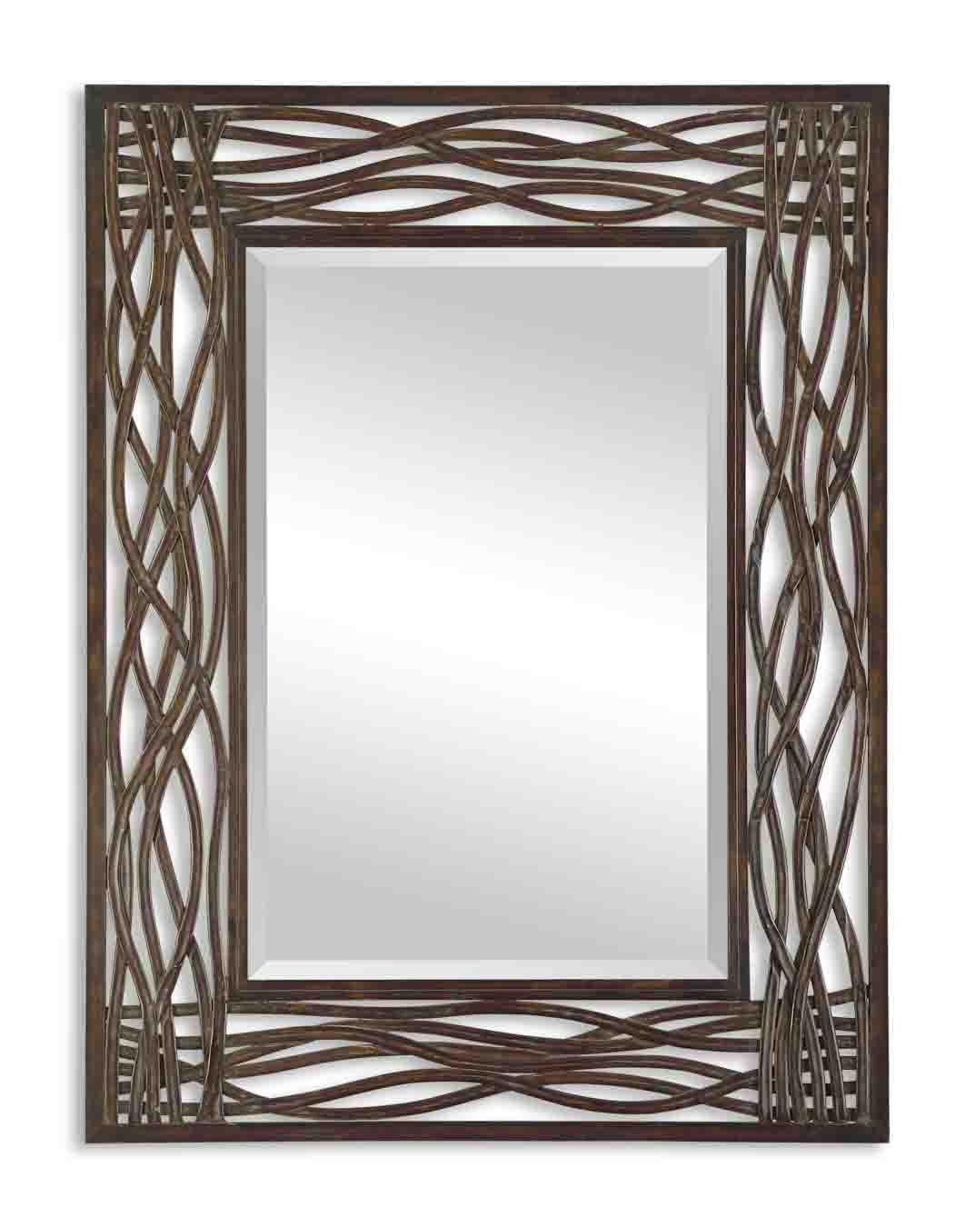 DORIGRASS BROWN METAL MIRROR - Frankwebs