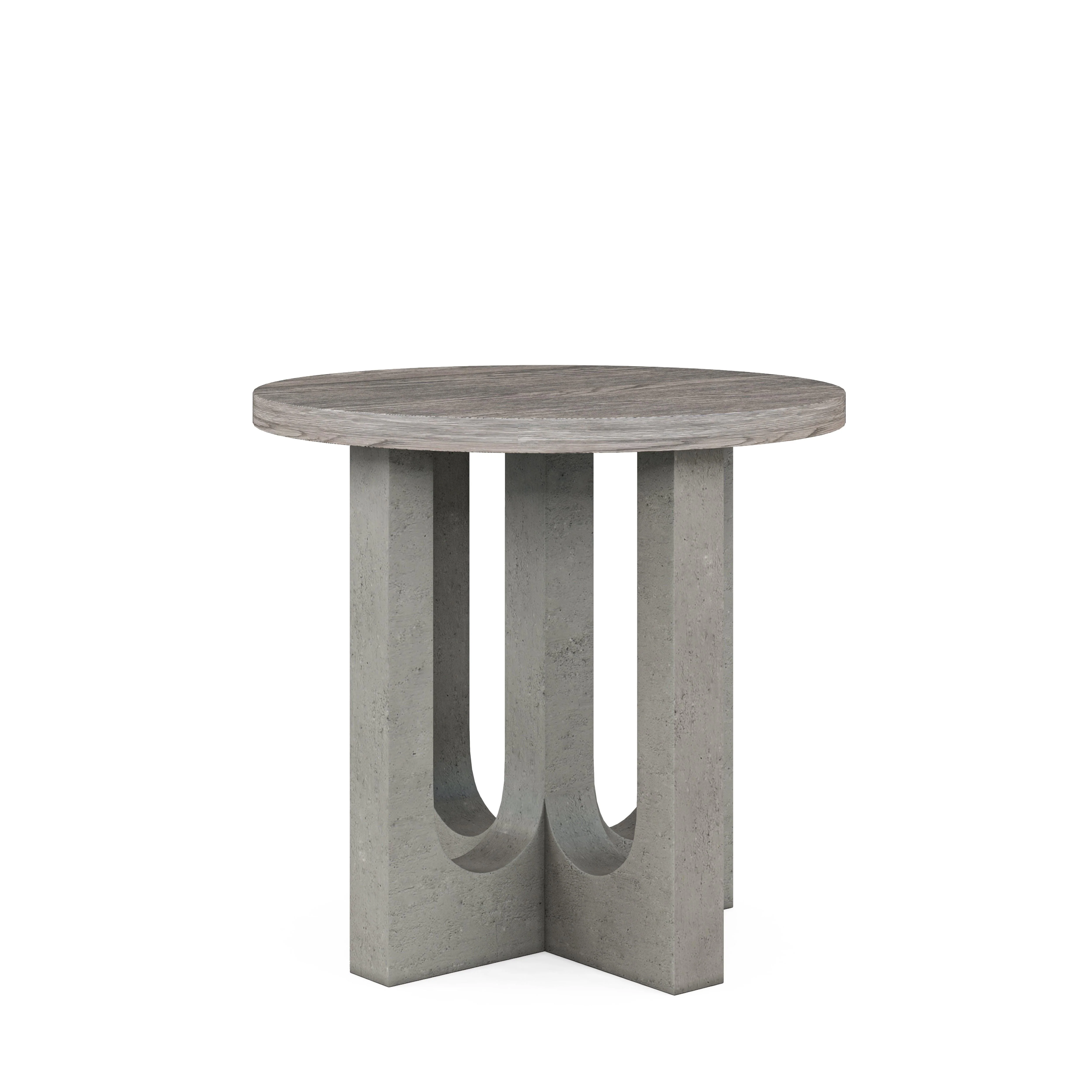Vault Round End Table - Frankwebs