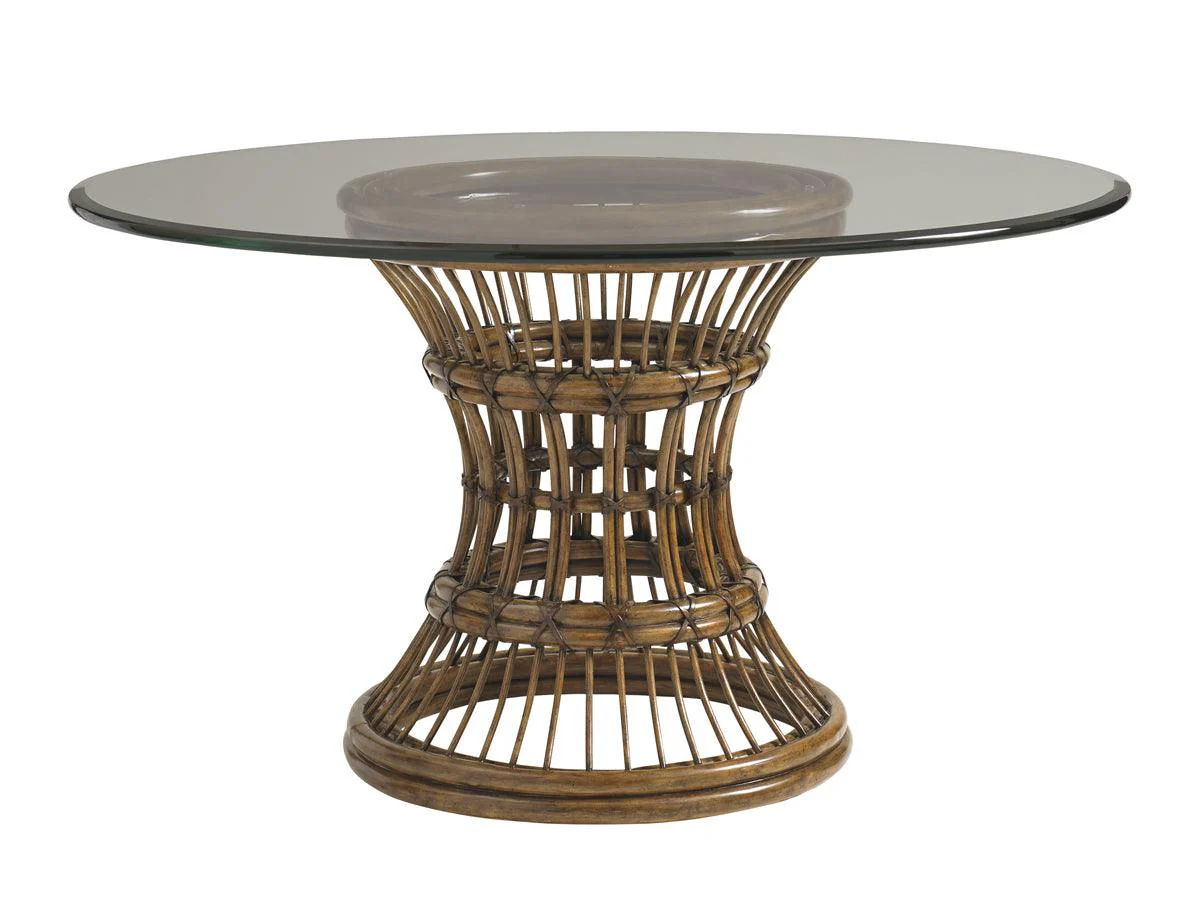 Bali Hai Latitude Dining Table With 54 Inch Glass Top - Frankwebs