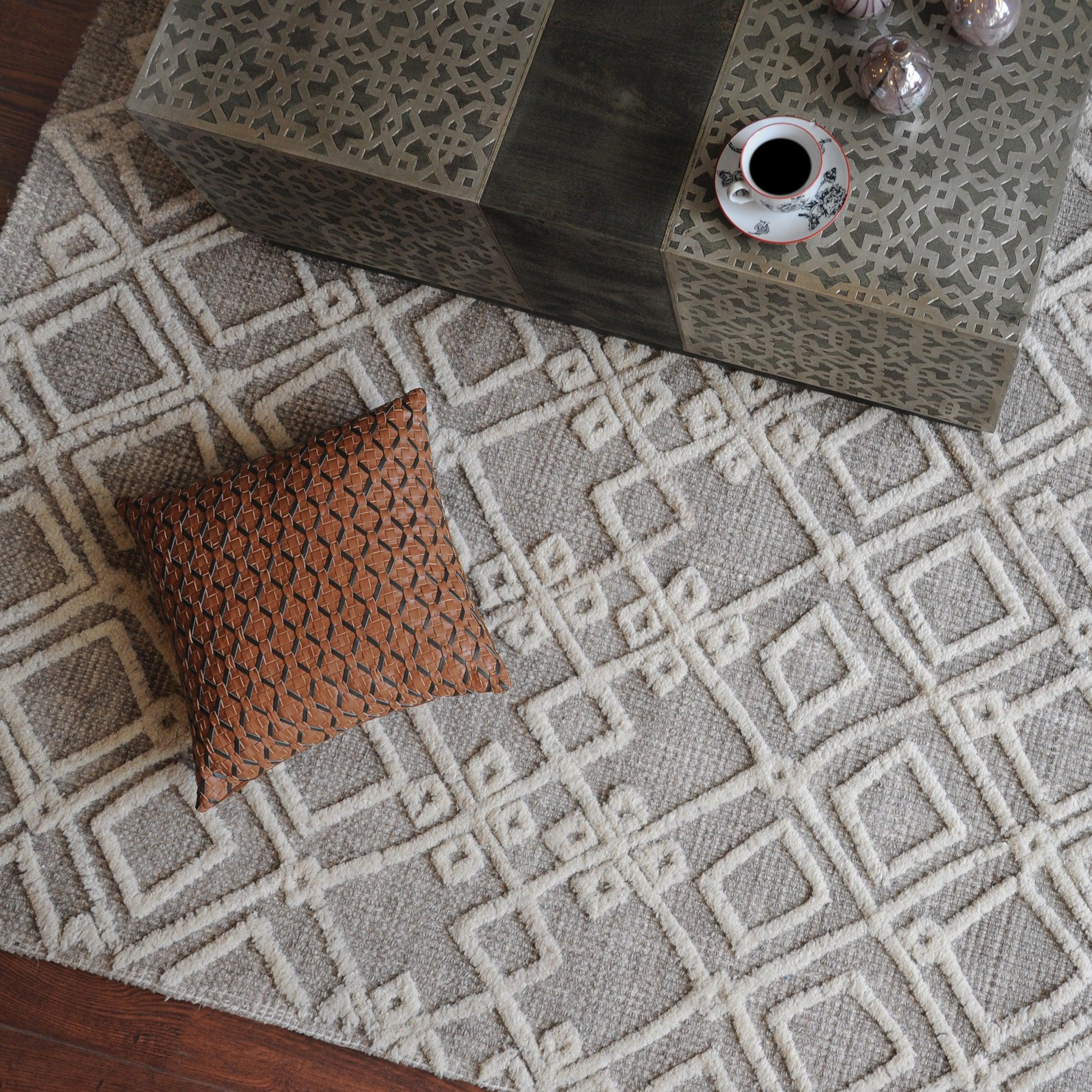 Sieano Gray-Ivory 5 X 8 Rug - Frankwebs