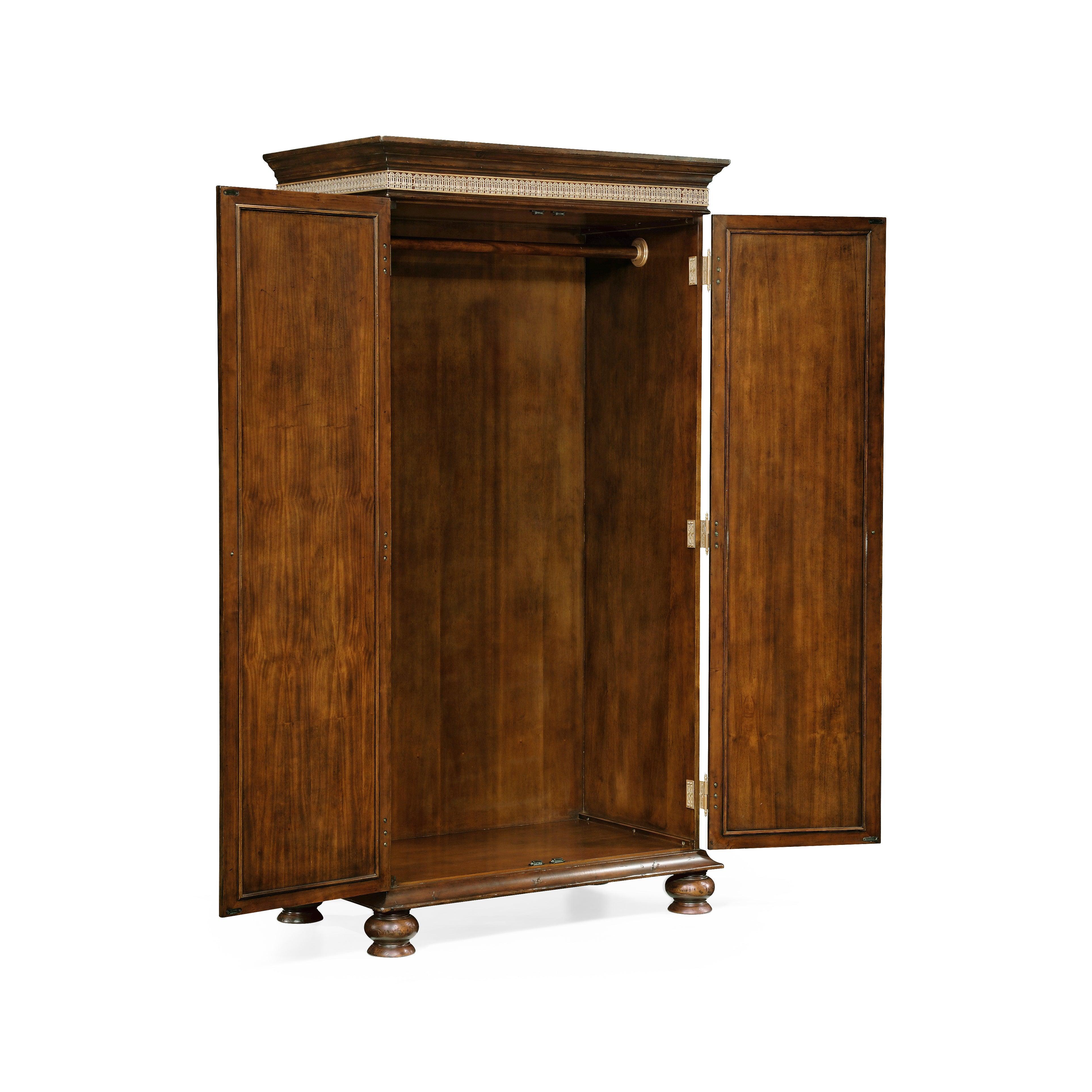 Country Farmhouse Gentleman's Mahogany Wardrobe - Frankwebs