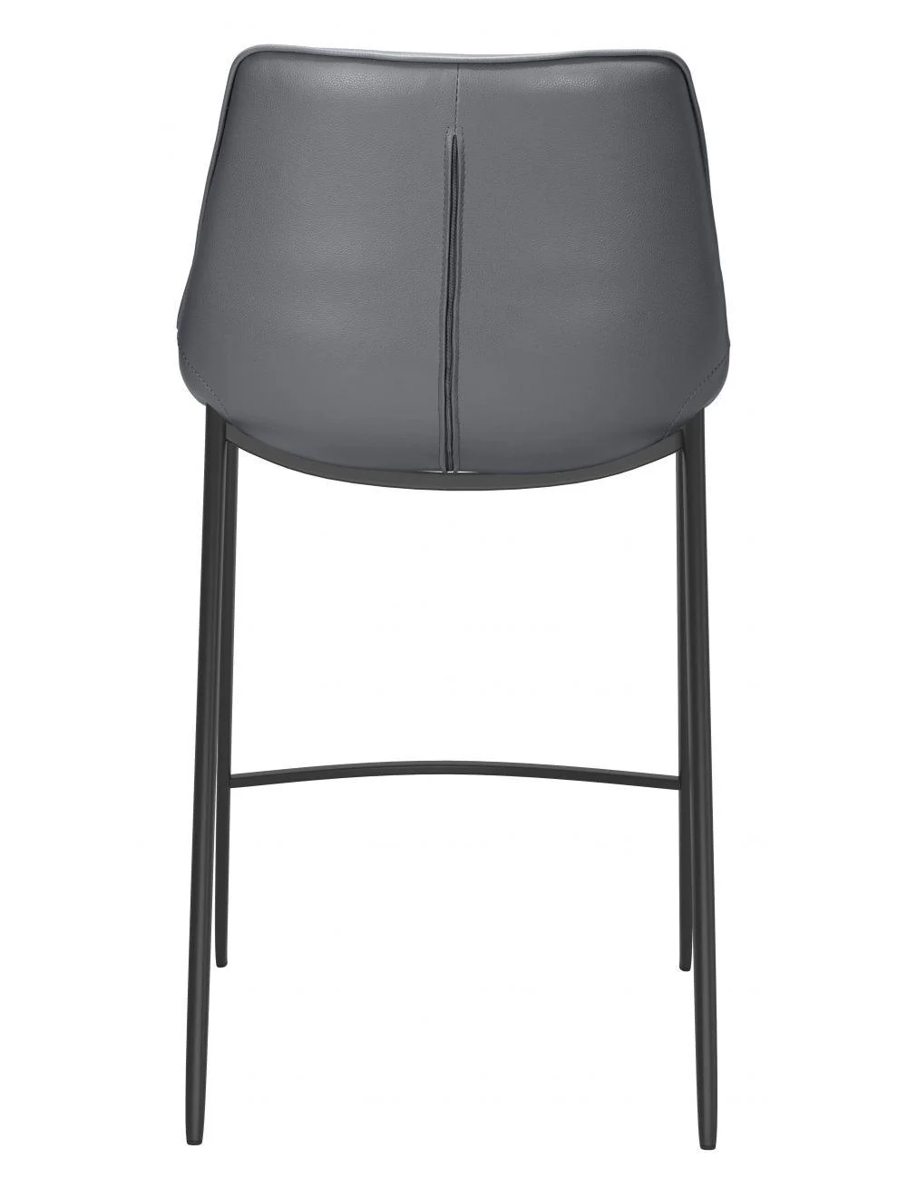 Magnus Counter Chair (Set of 2) Dark Gray & Black - Frankwebs