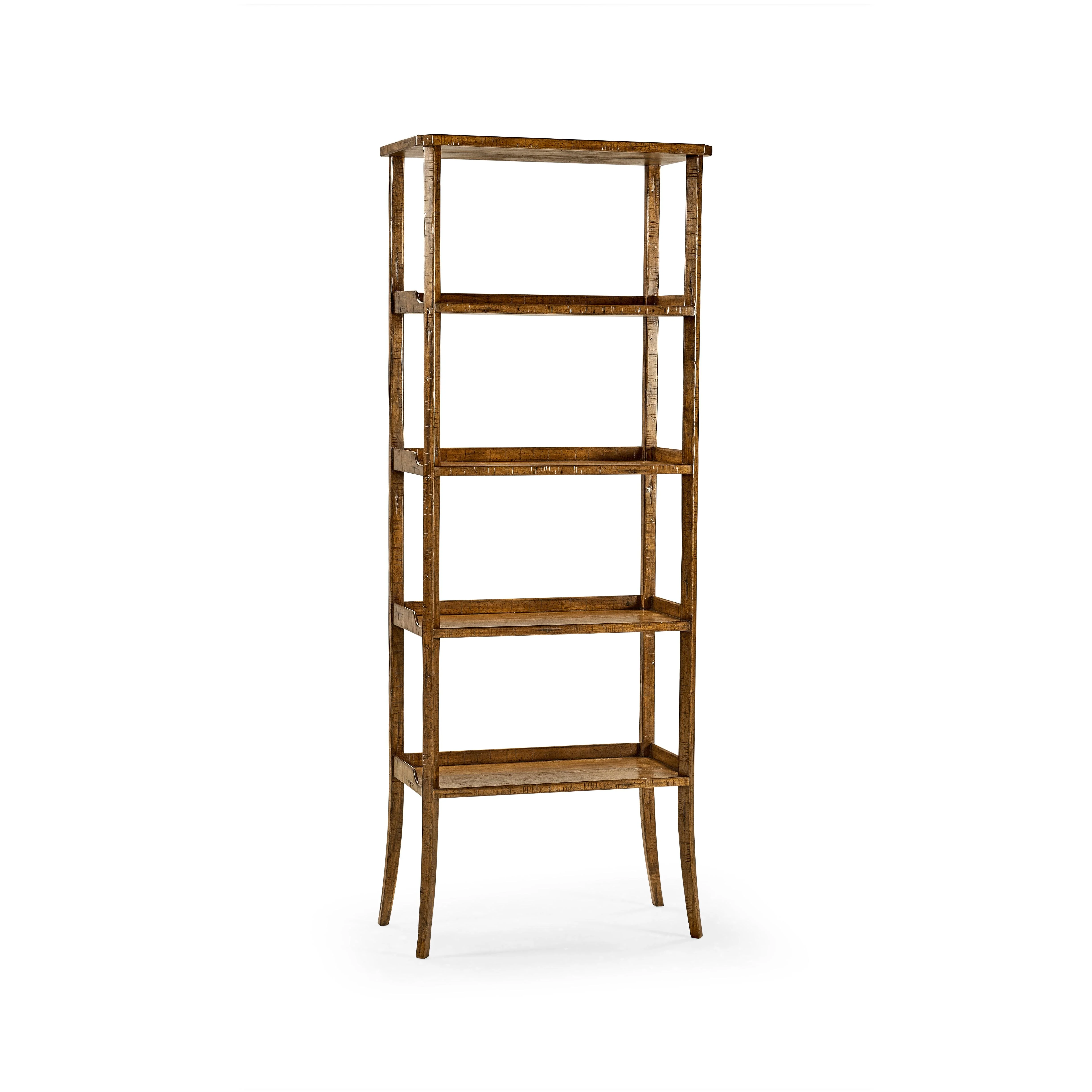 Casual Accents Country Walnut Etagere - Frankwebs