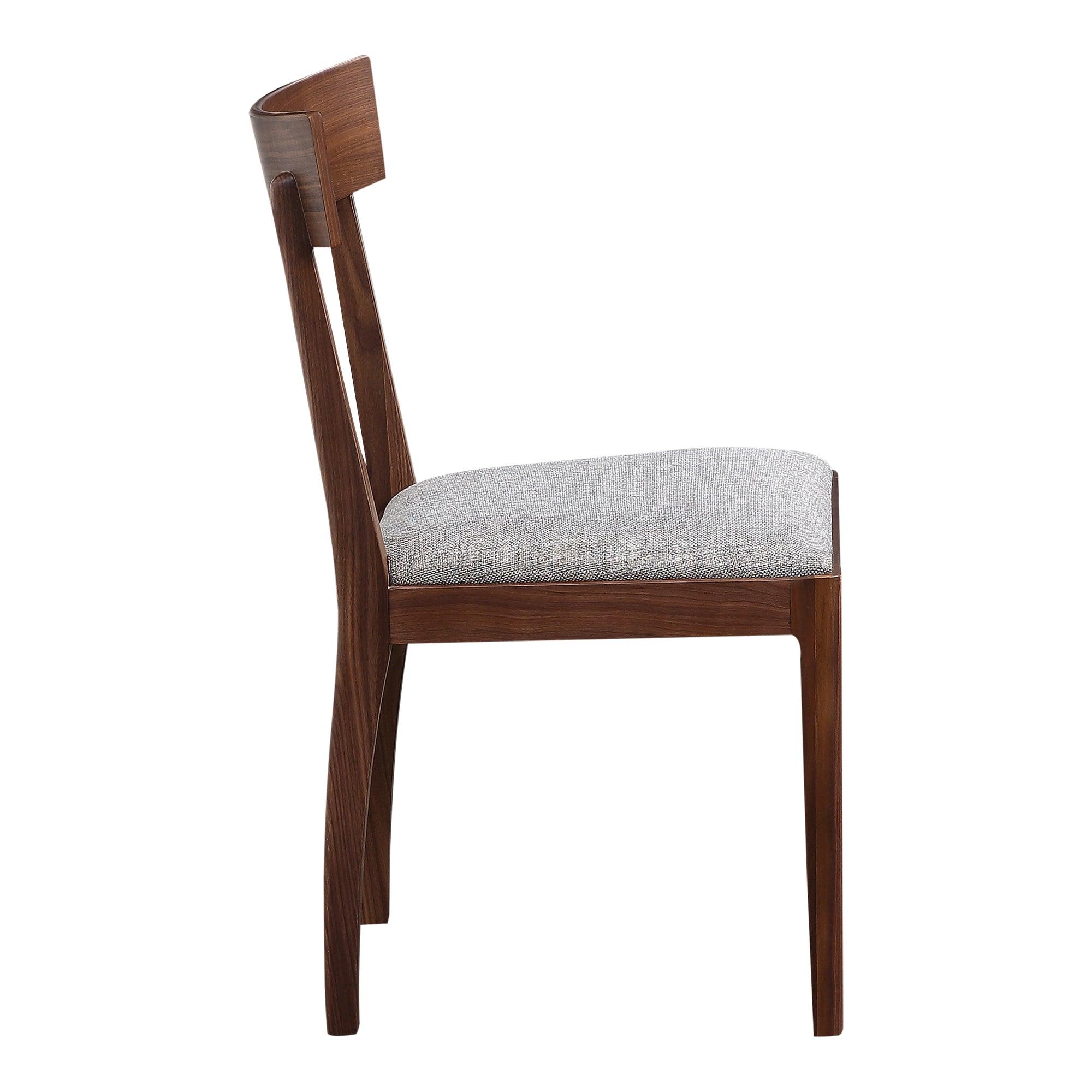 Leone Dining Chair Walnut - Set Of Two - Frankwebs