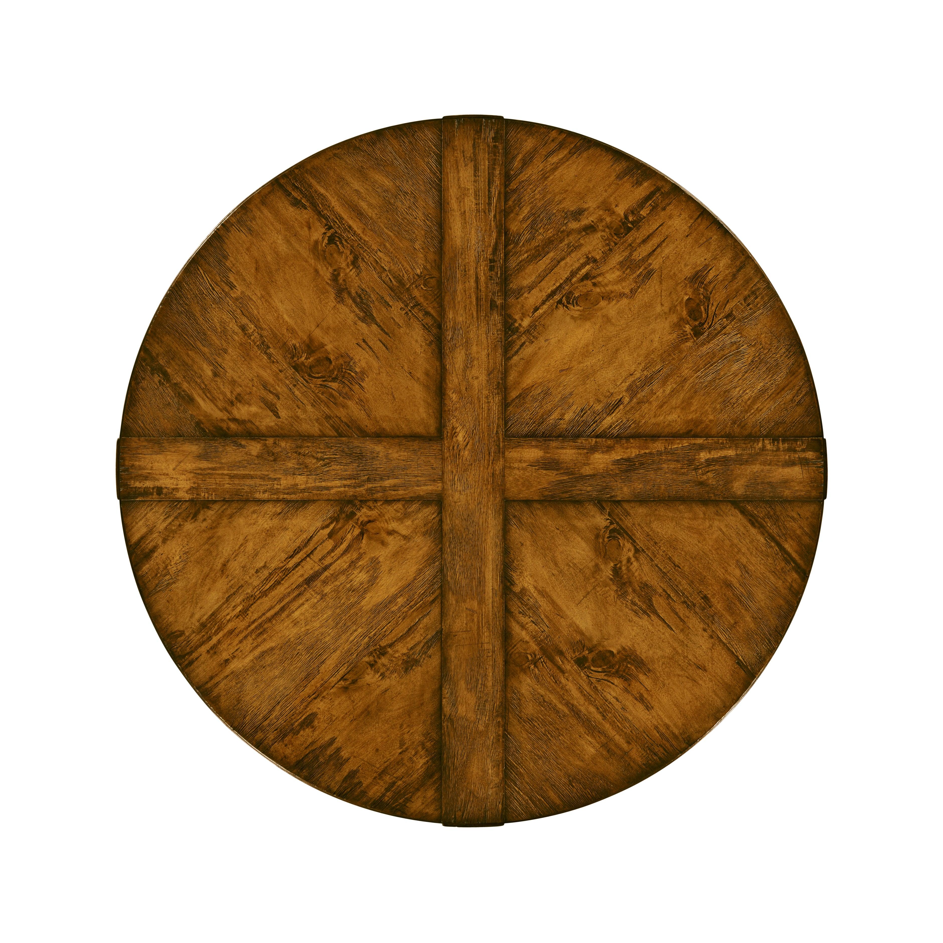 Casual Accents Country Walnut Round Wood Dining Table - Frankwebs