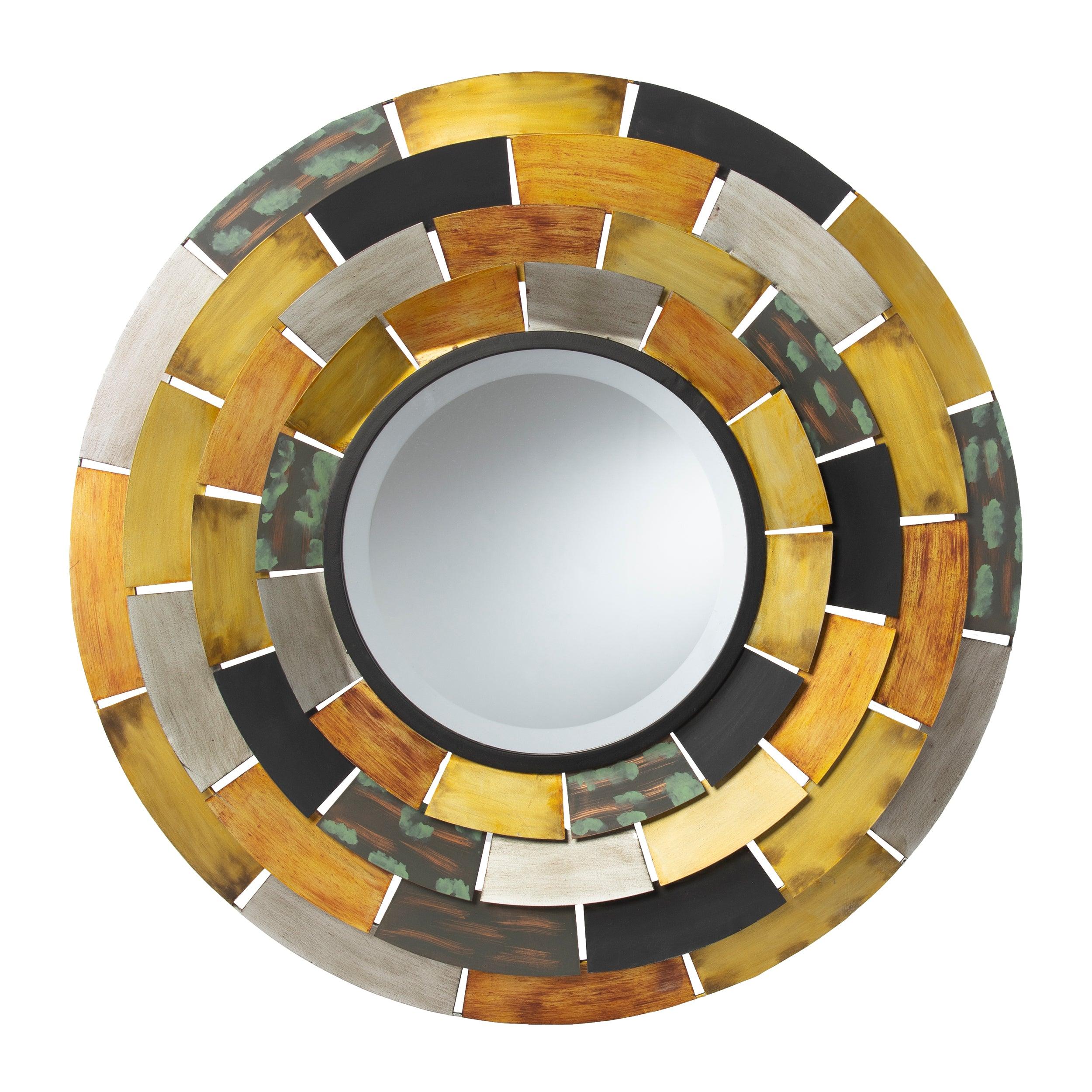 Baroda Round Decorative Wall Mirror - Frankwebs
