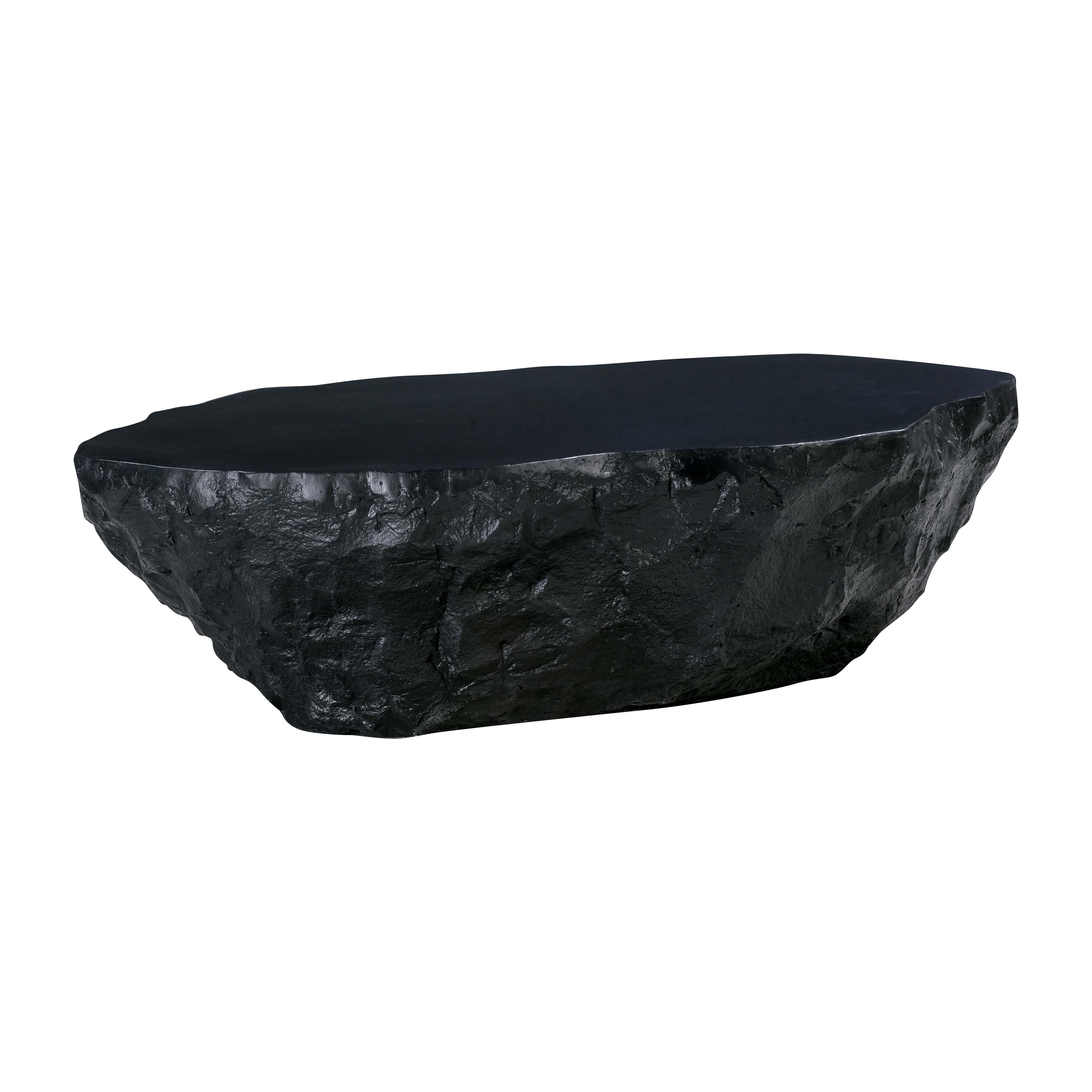 Crag Black Concrete Coffee Table - Frankwebs