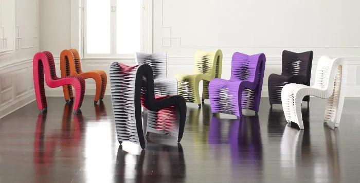 SEAT BELT DINING CHAIR - Frankwebs