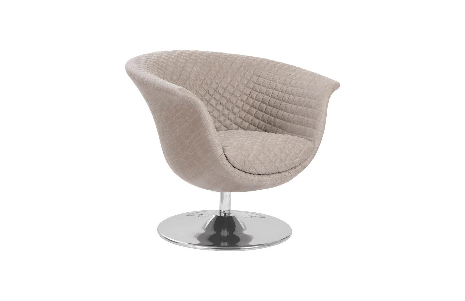 Autumn Swivel Chair, Vintage Gray Taupe - Frankwebs