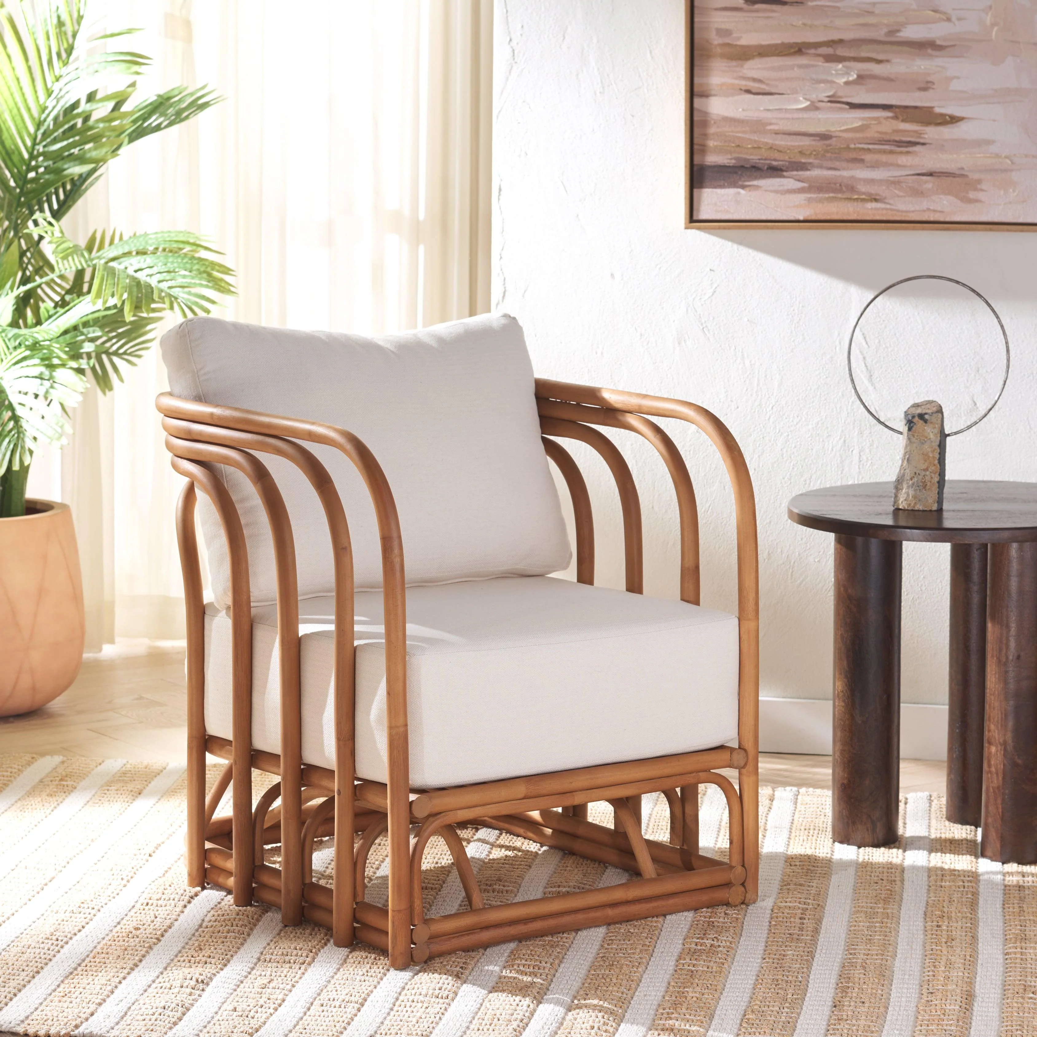 HARLOWE RATTAN ACCENT CHAIR - Frankwebs