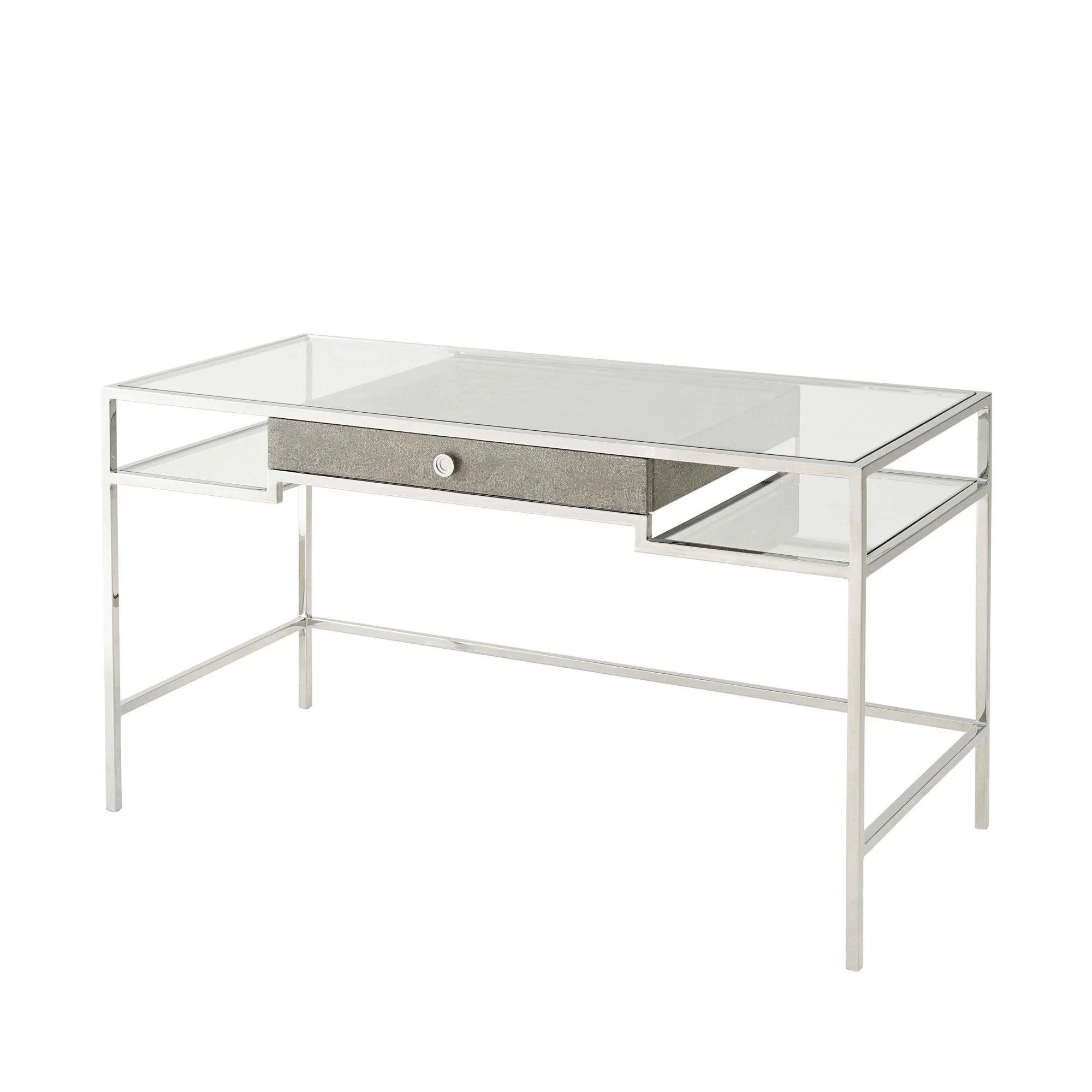 Tintagel Desk (Blue Mottled Eggshell) - Frankwebs