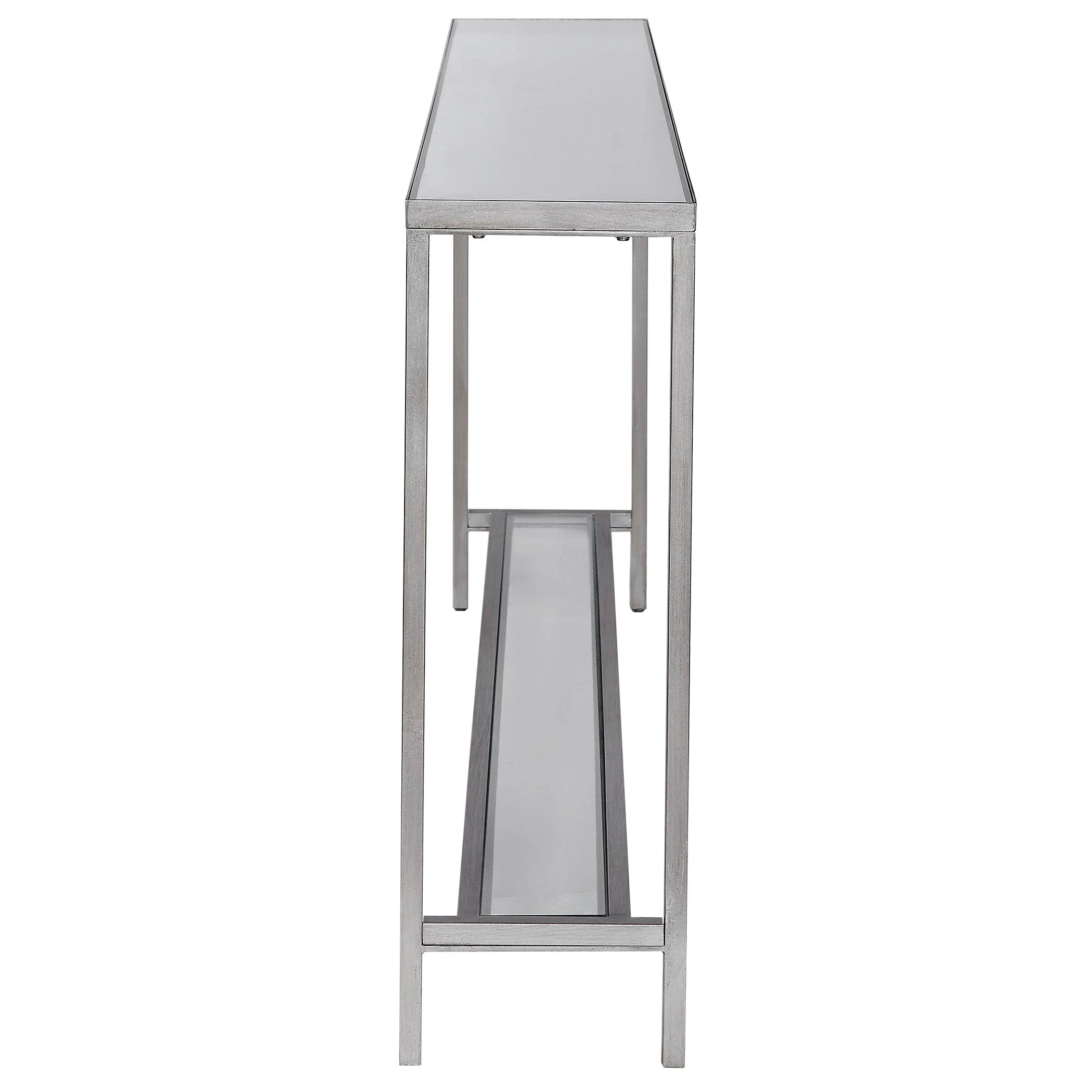 HAYLEY SILVER CONSOLE TABLE - Frankwebs