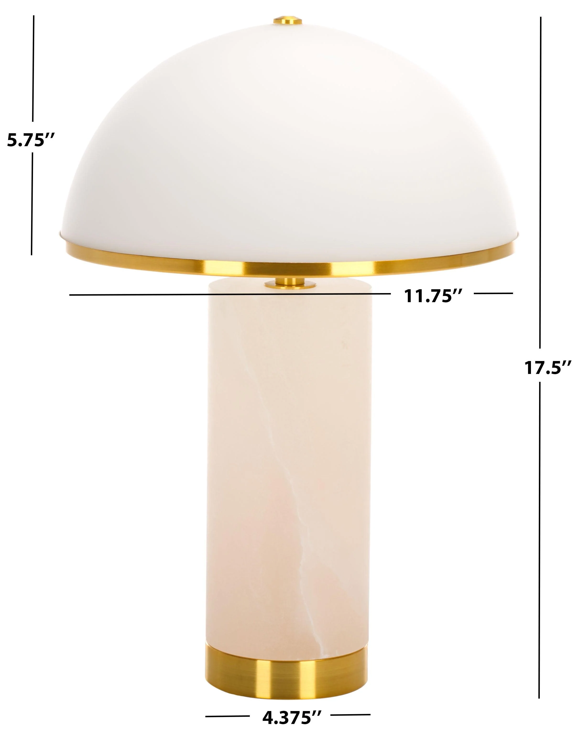 IZABEL ALABASTER TABLE LAMP - Frankwebs