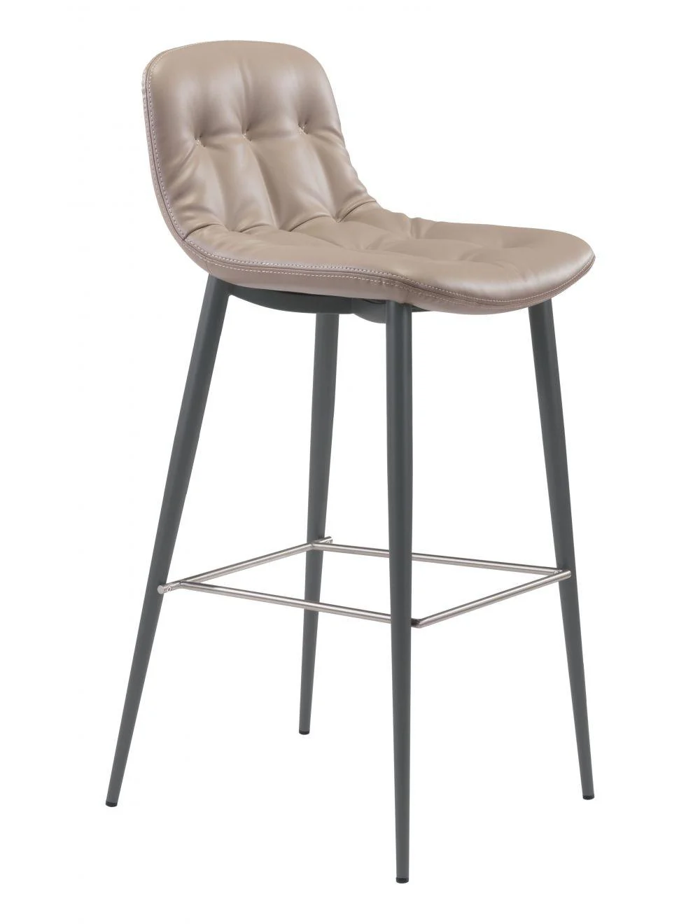 Tangiers Bar Chair (Set of 2) Taupe - Frankwebs