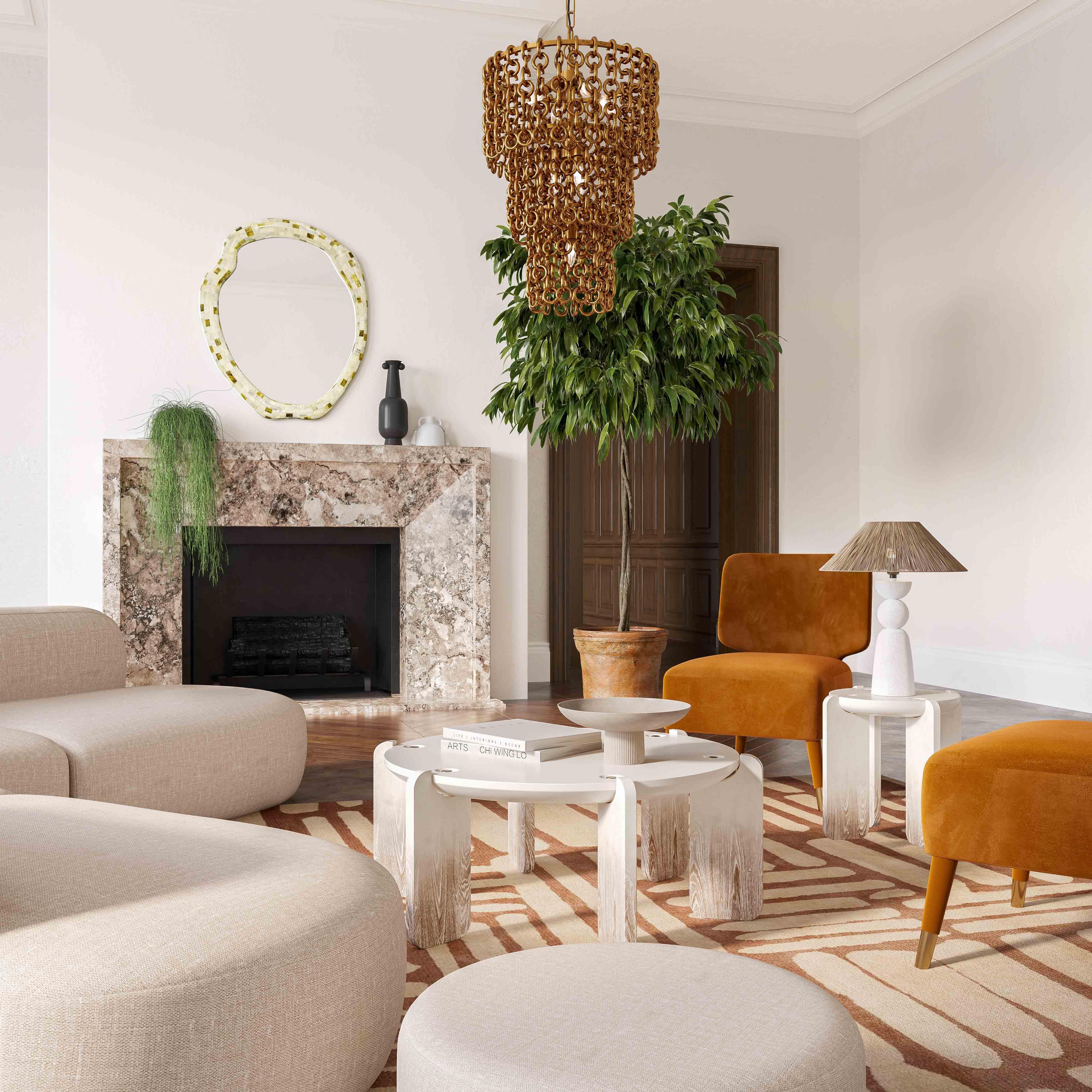 Gloria Cream Oak Coffee Table - Frankwebs