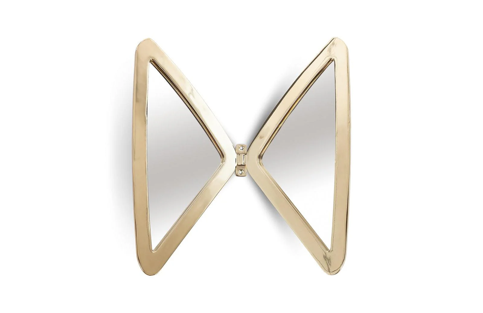 Butterfly Mirror, Plated Brass Finish - Frankwebs
