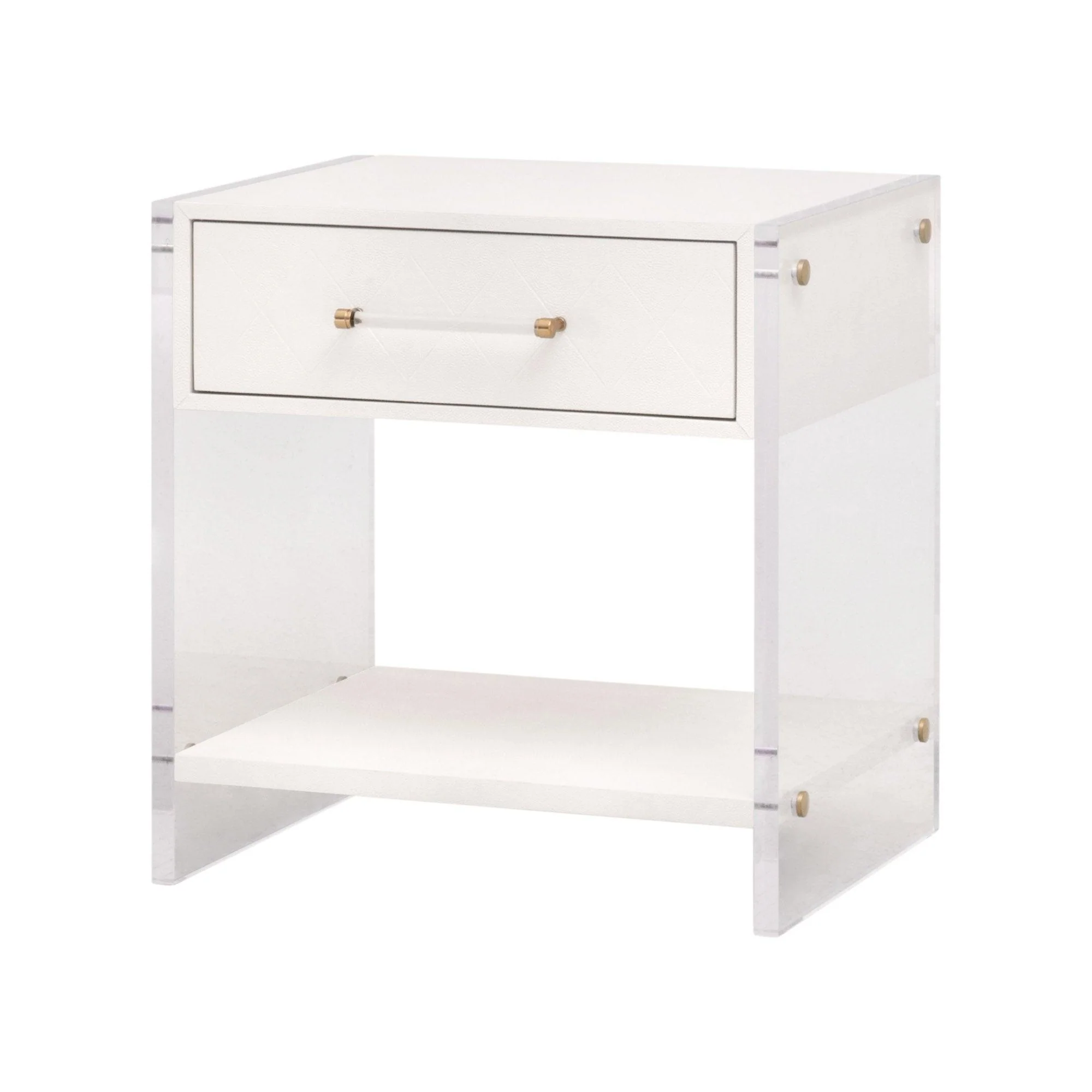 Sonia Shagreen 1-Drawer Nightstand - Frankwebs