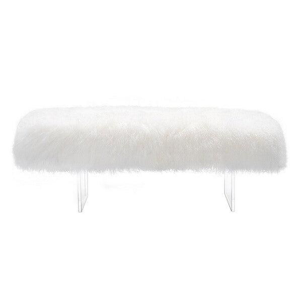 LILLIANA SHEEPSKIN OTTOMAN - Frankwebs