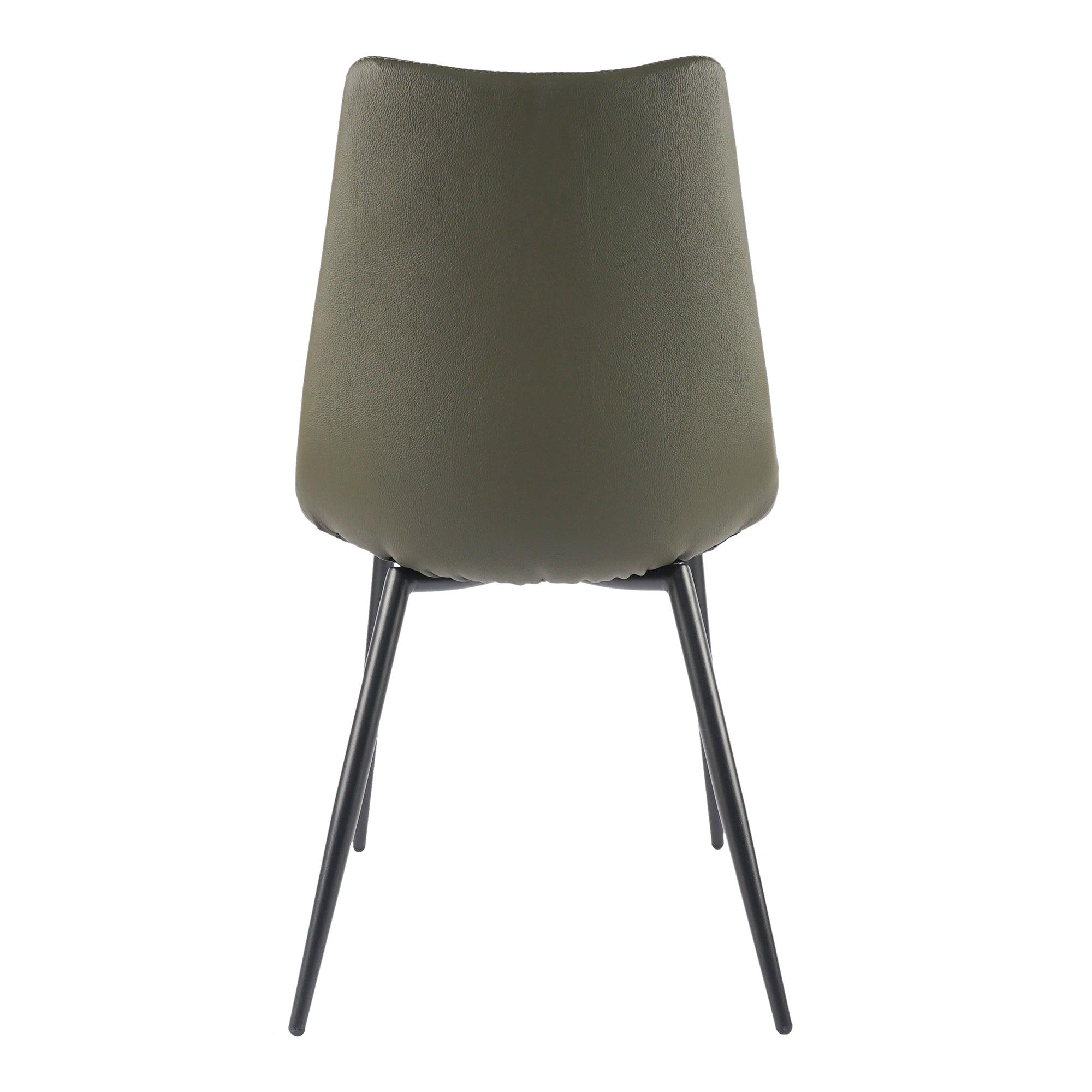 Alibi Dining Chair Dark Green - Set Of Two - Frankwebs