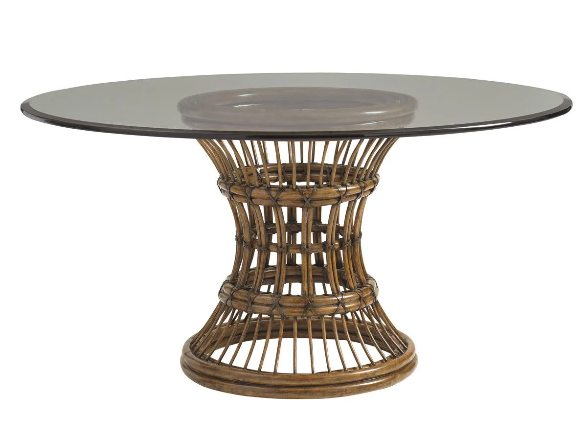 Bali Hai Latitude Dining Table With 60 Inch Glass Top - Frankwebs