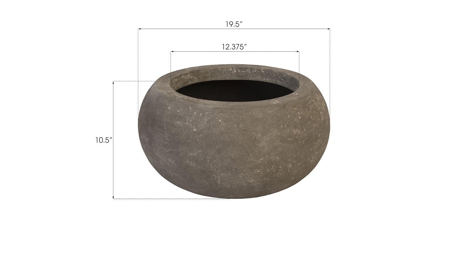 Elaine Planter, Small, Gray - Frankwebs