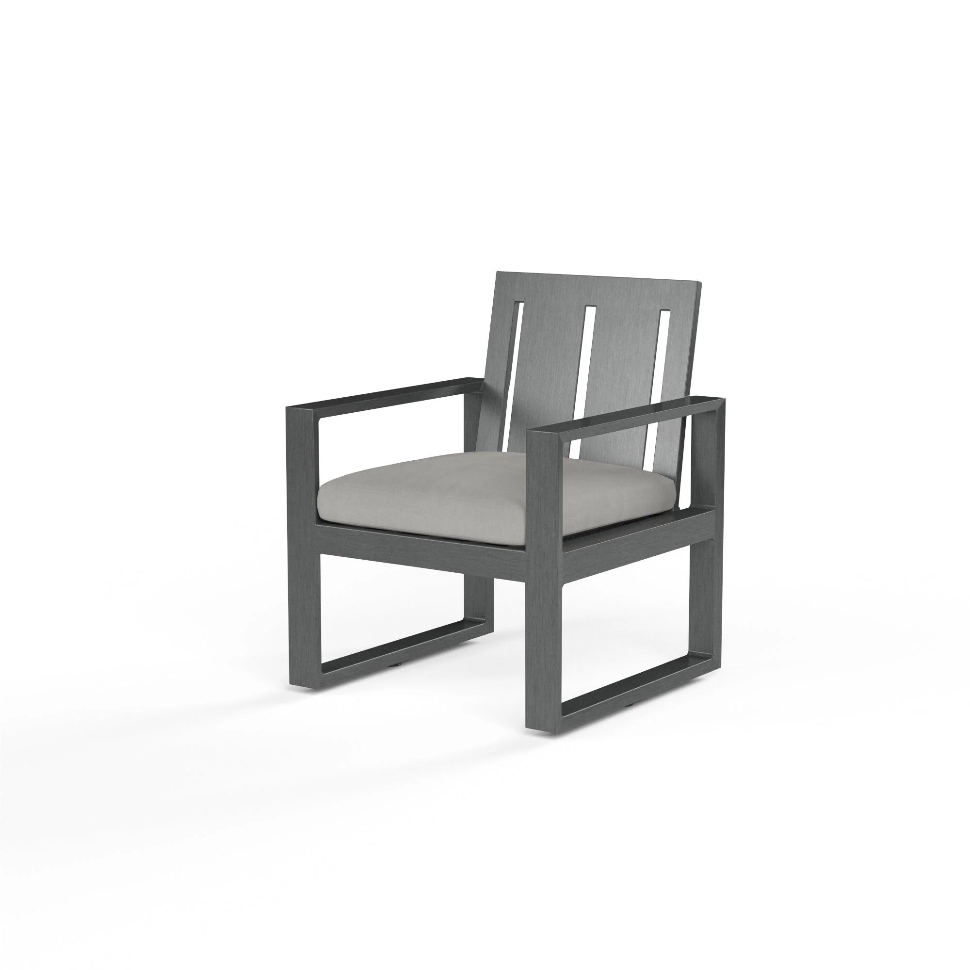 Redondo Dining Chair in Cast Silver, No Welt - Frankwebs