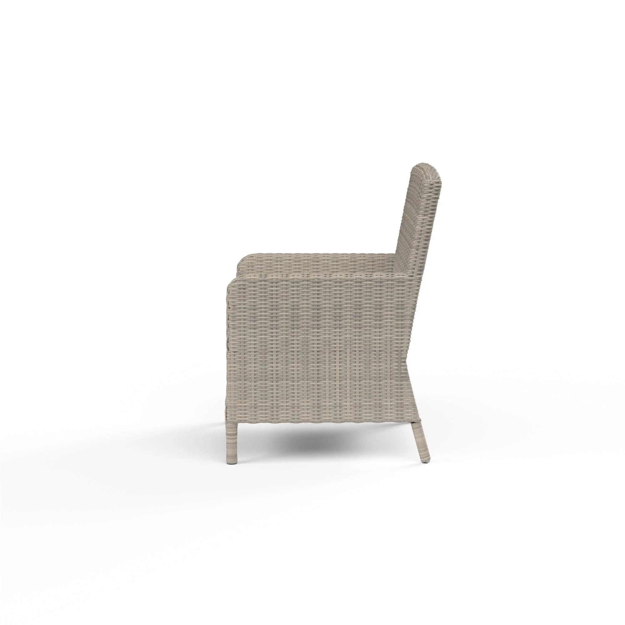 Manhattan Dining Chair in Linen Canvas w/ Self Welt - Frankwebs