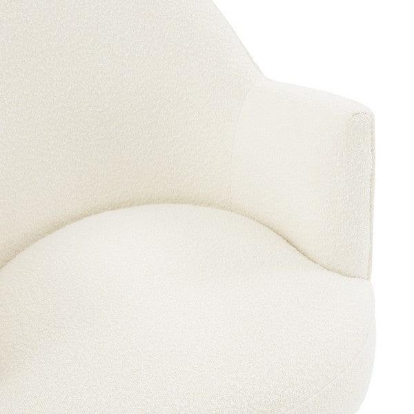 CHRISTIAN BOUCLE SWIVEL ACCENT CHAIR - Frankwebs