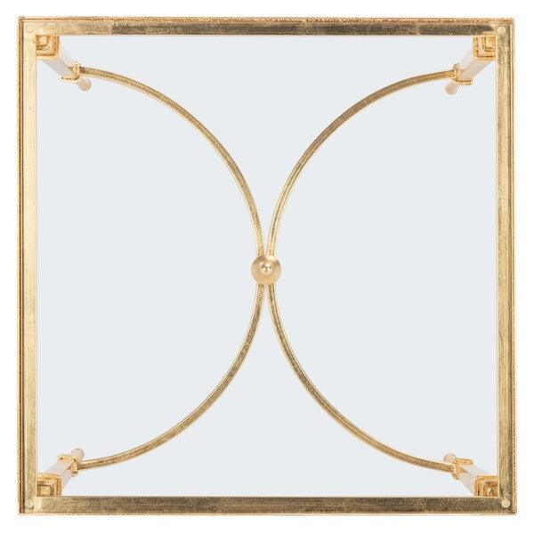 MENDEZ GOLD LEAF ACCENT TABLE - Frankwebs