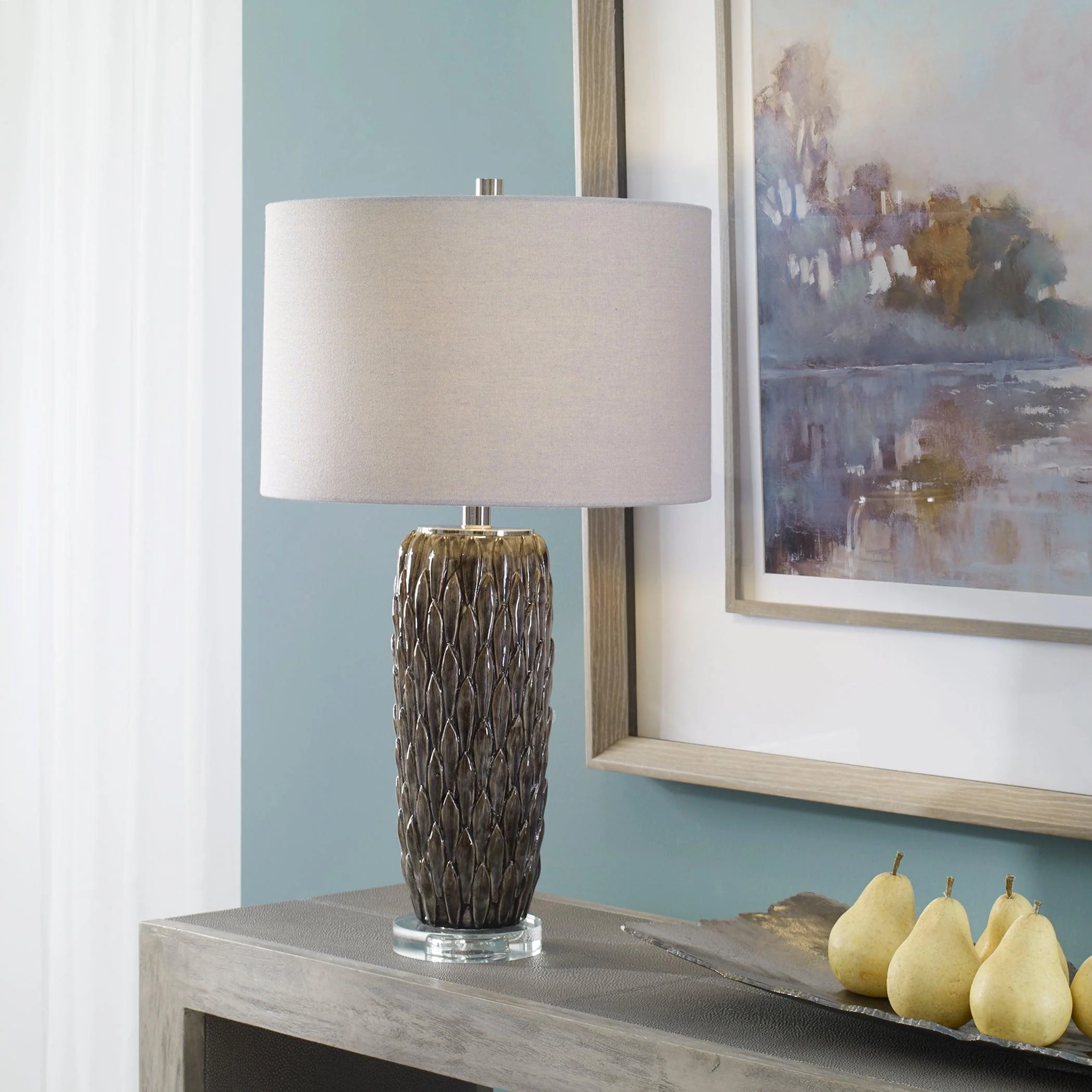 NETTLE TEXTURED TABLE LAMP - Frankwebs