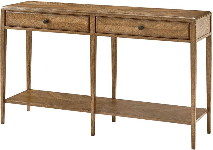 Nova Two Frieze Drawers Console Table - Frankwebs