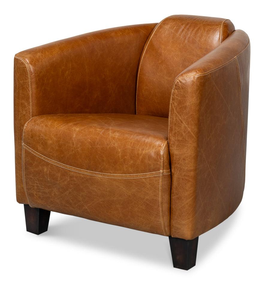 Mandy Arm Chair - Cuba Brown - Frankwebs