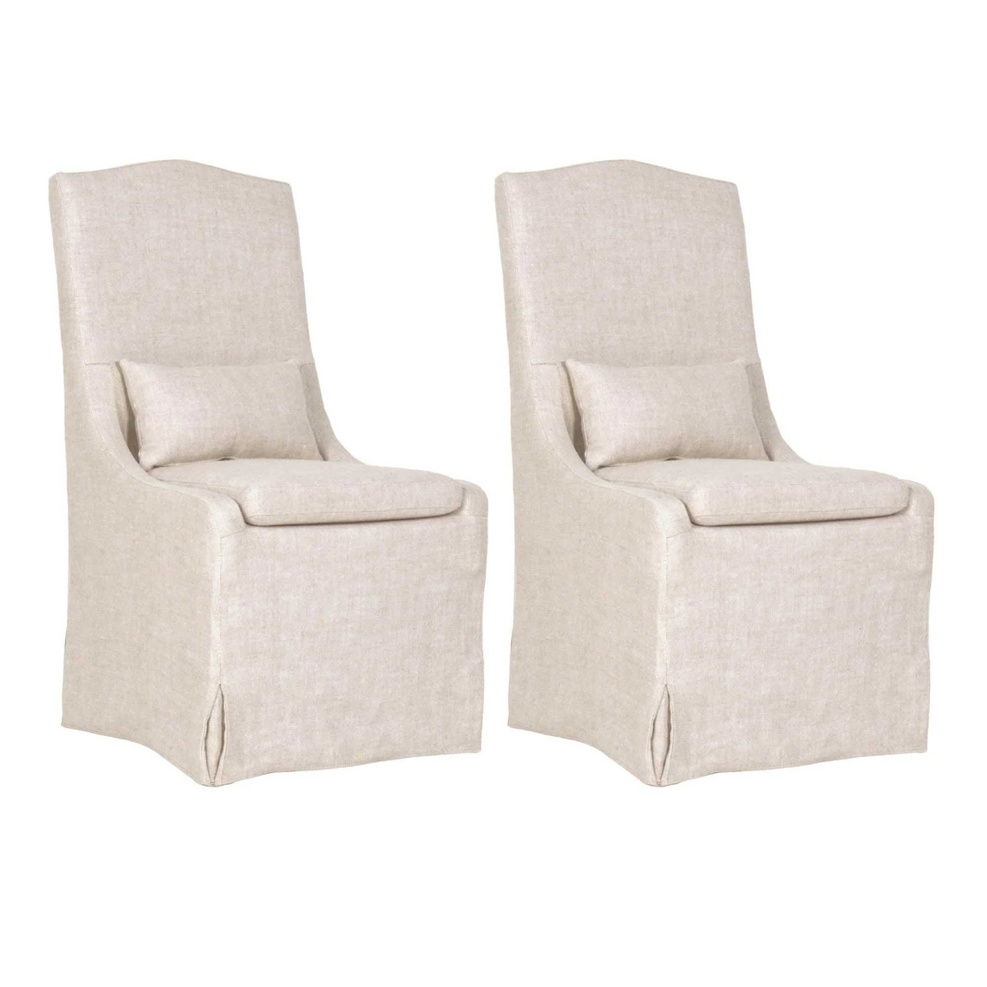 Colette Slipcover Dining Chair, Set of 2 - Frankwebs