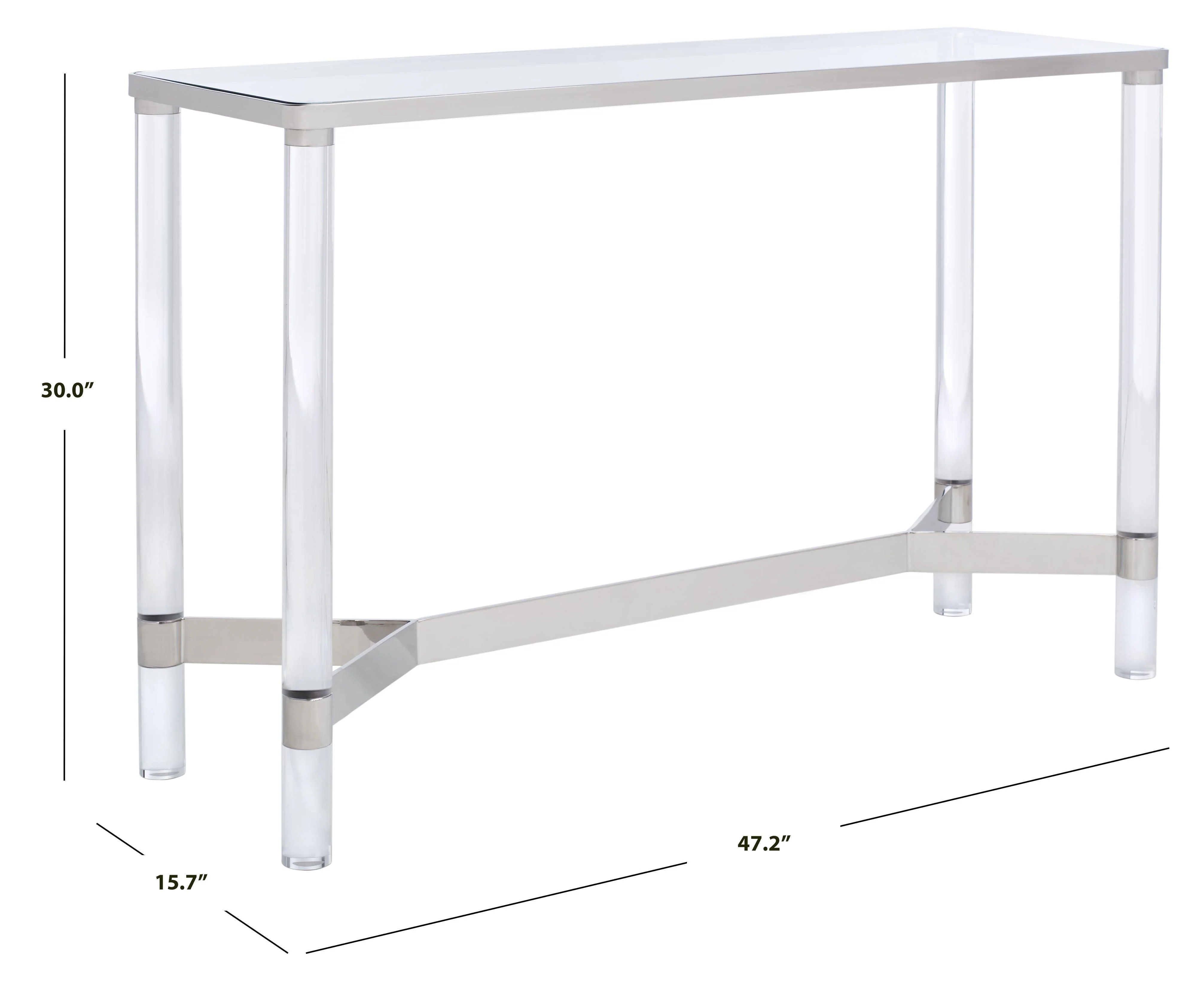 SUZANNA ACRYLIC CONSOLE TABLE - Frankwebs