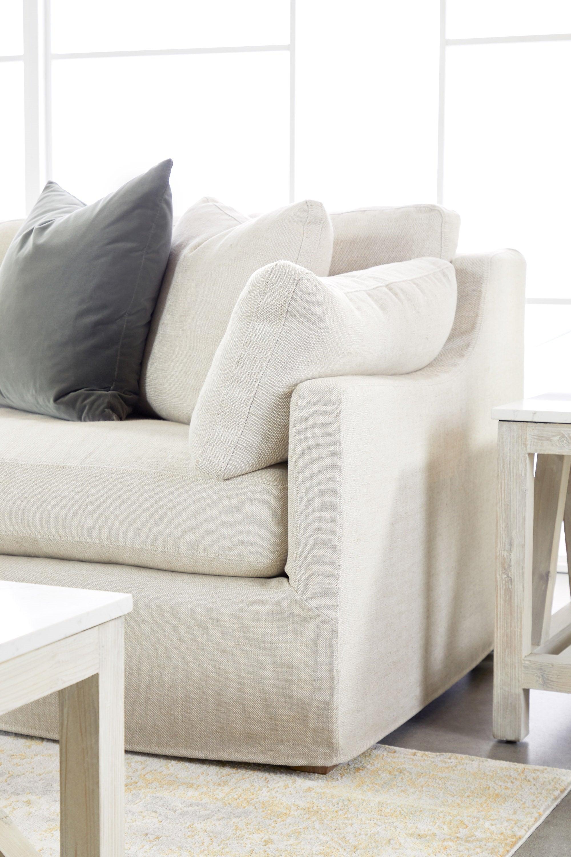 Lena Modular Slipcover 2-Seat Right Slope Arm Sofa - Frankwebs