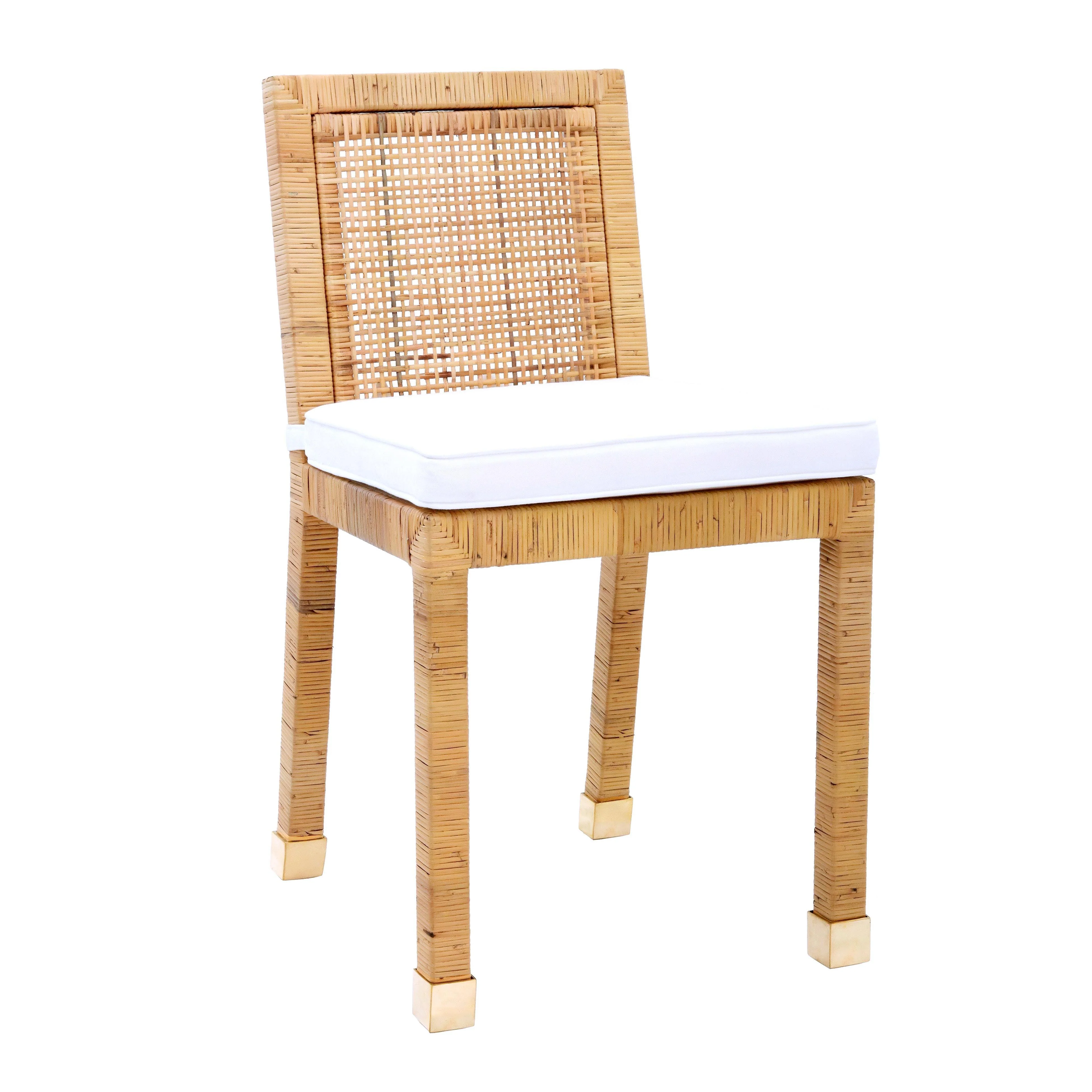 Amara Rattan Dining Chair - Frankwebs