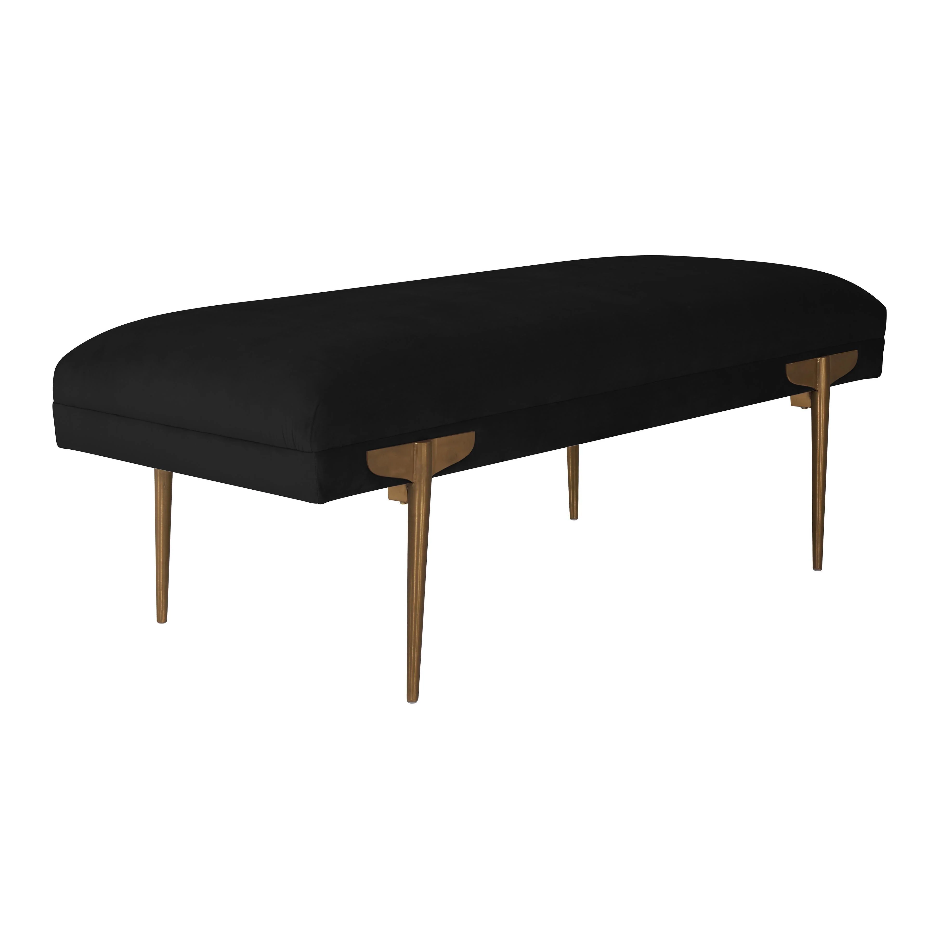 Brno Black Velvet Bench - Frankwebs