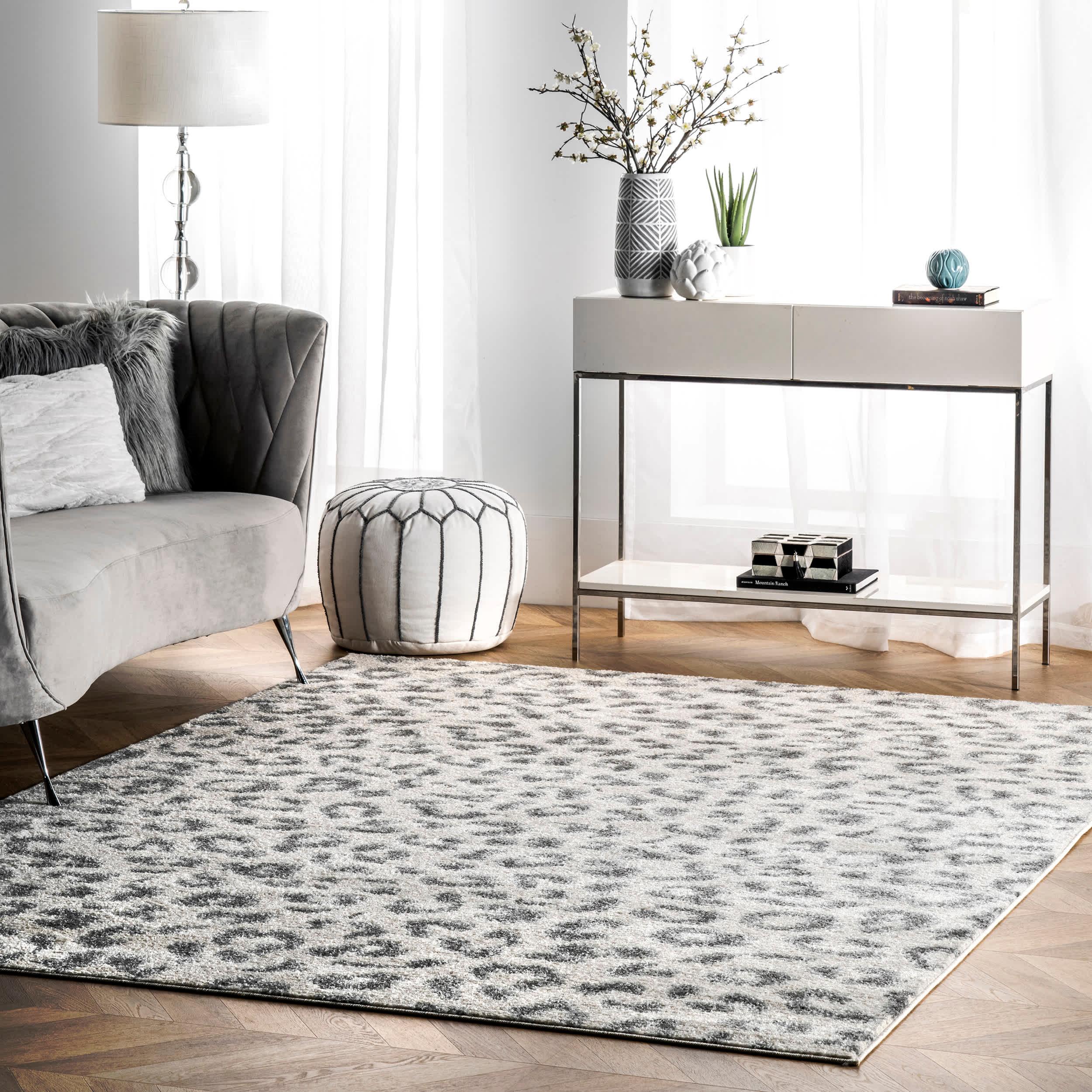 Leopard Print Area Rug - Frankwebs