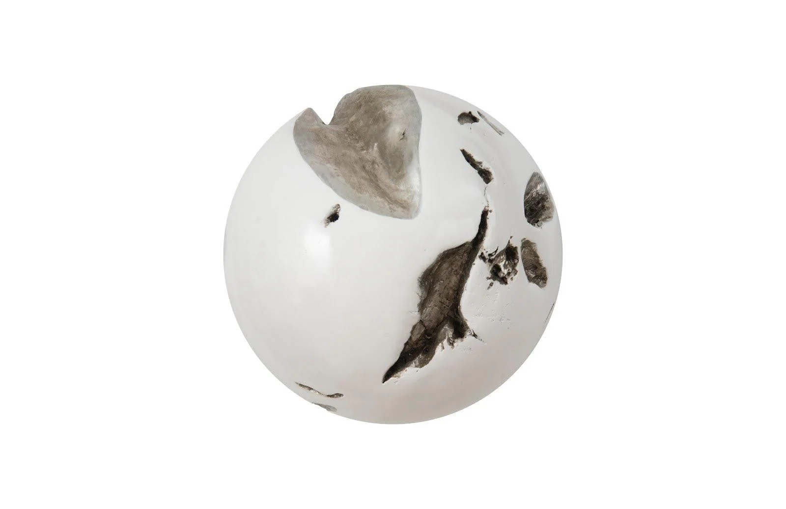 Cast Root Wall Ball, Resin, White, MD - Frankwebs