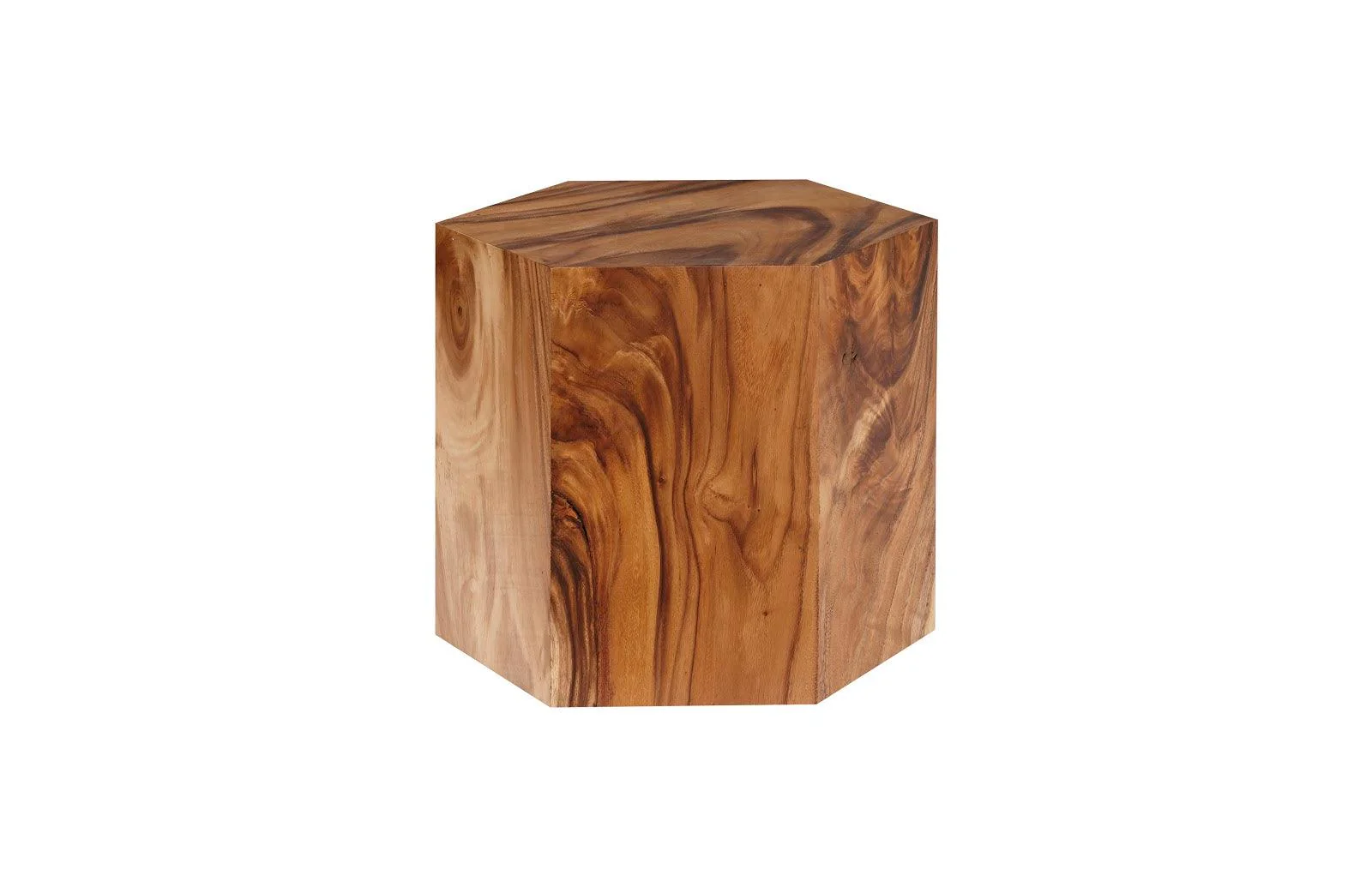 Honeycomb Side Table, Chamcha Wood, SM - Frankwebs