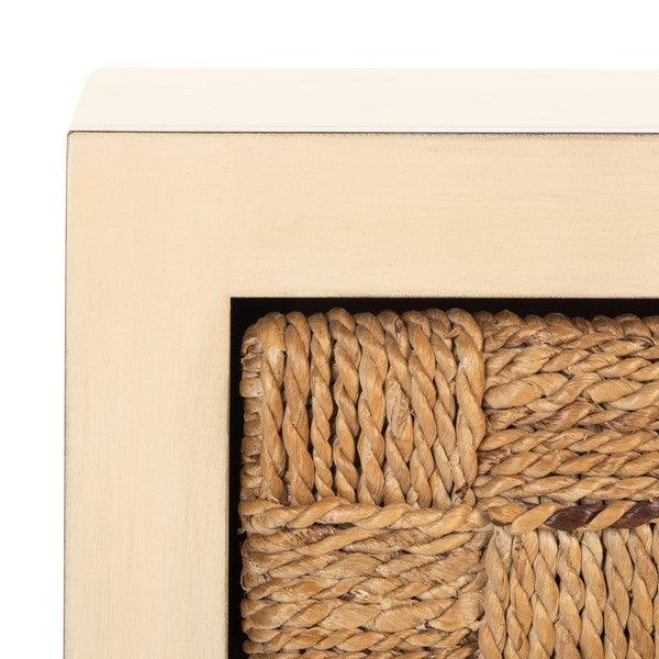 ROSARIO WOVEN WOOD NIGHTSTAND - Frankwebs